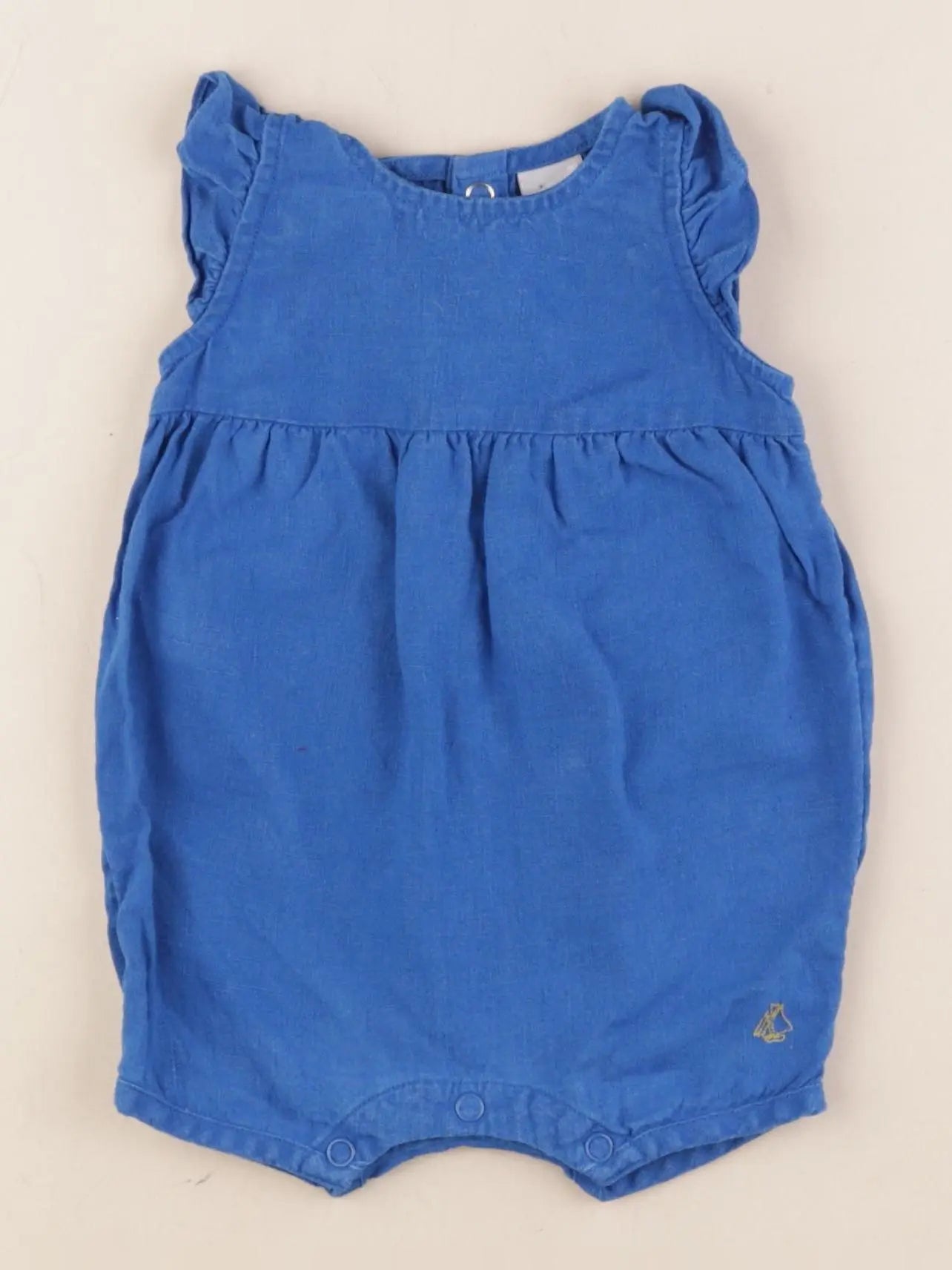 Petit Bateau - combinaison bleu - 3 mois