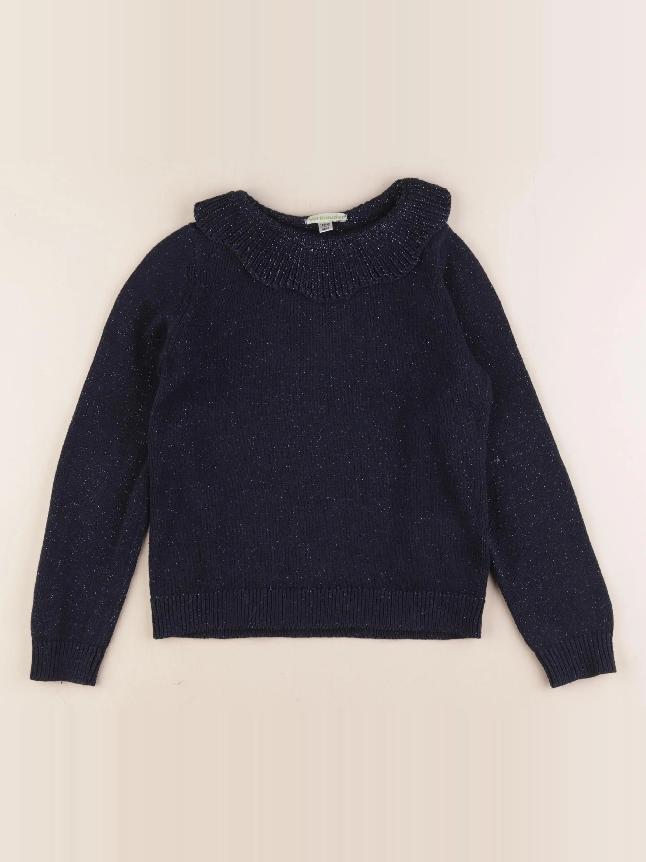 Vertbaudet - gilet bleu - 8 ans