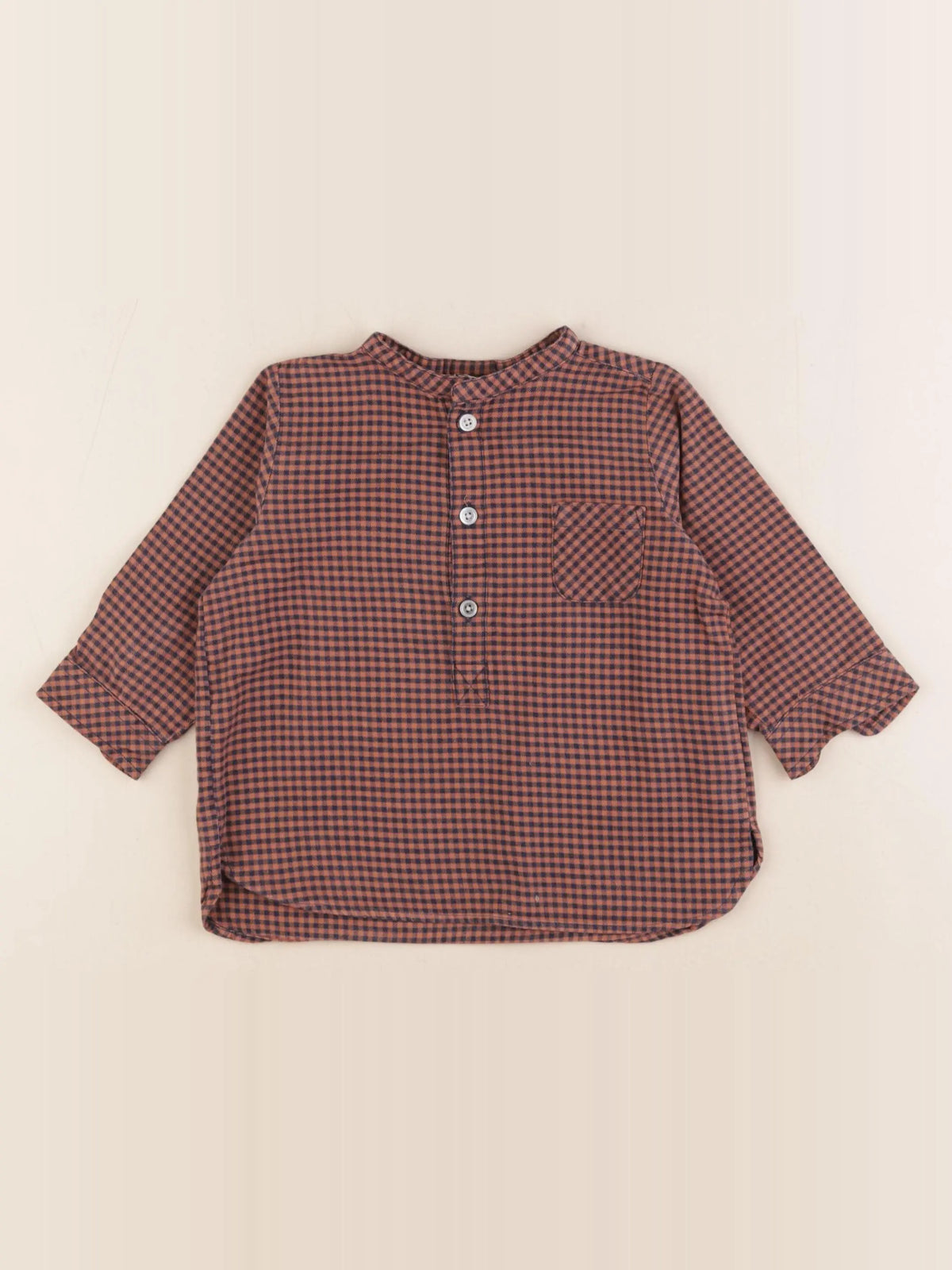 Bonton - chemise marron - 18 mois