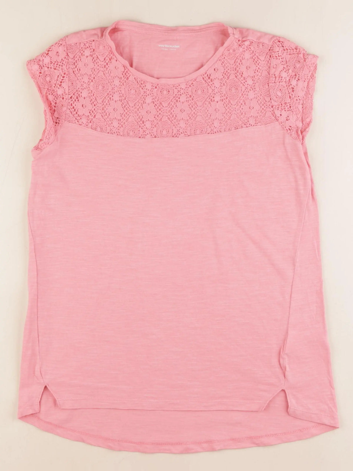 Vertbaudet - tee-shirt rose - 14 ans