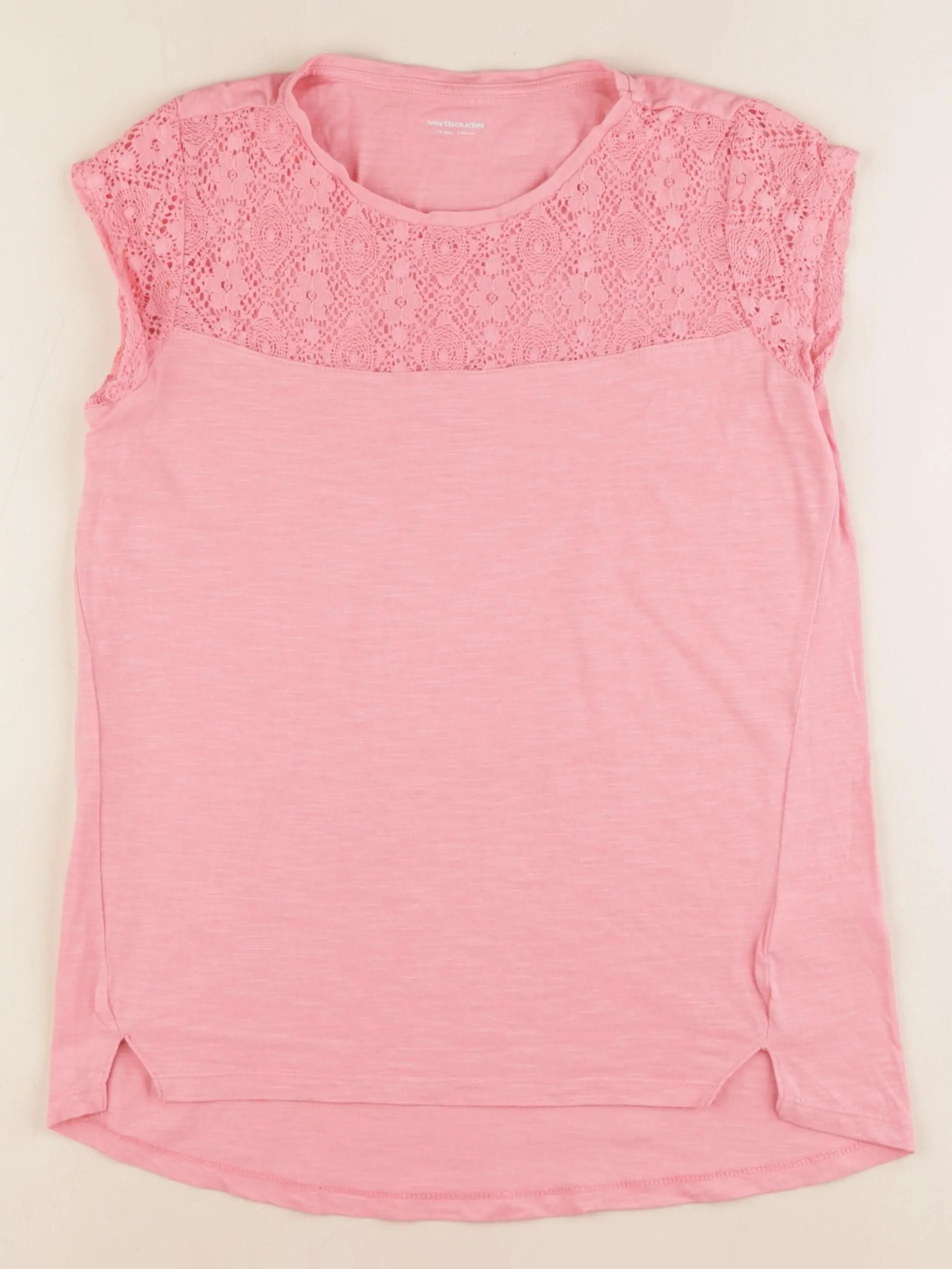 Vertbaudet - tee-shirt rose - 14 ans