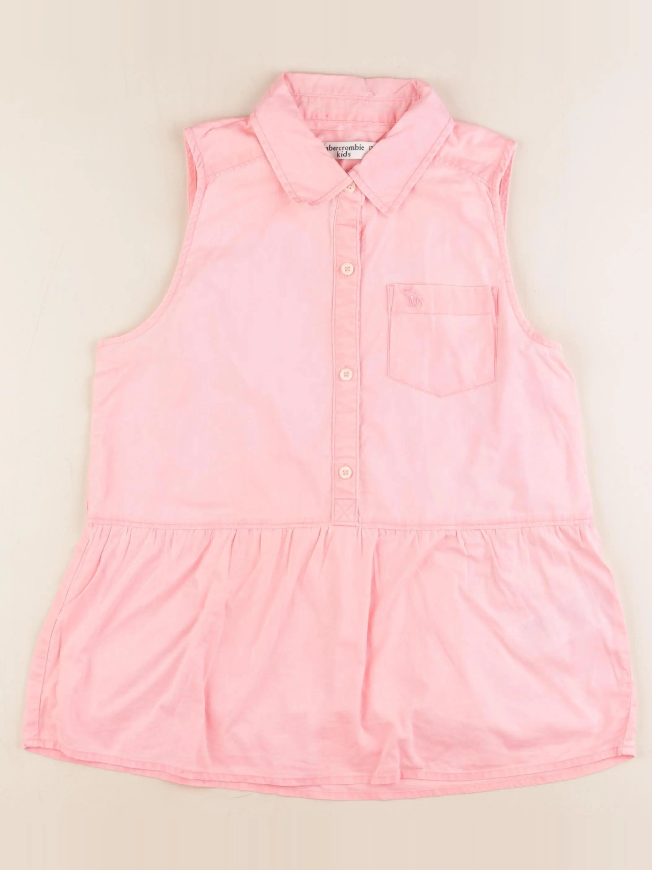 Abercrombie - blouse rose - 13/14 ans