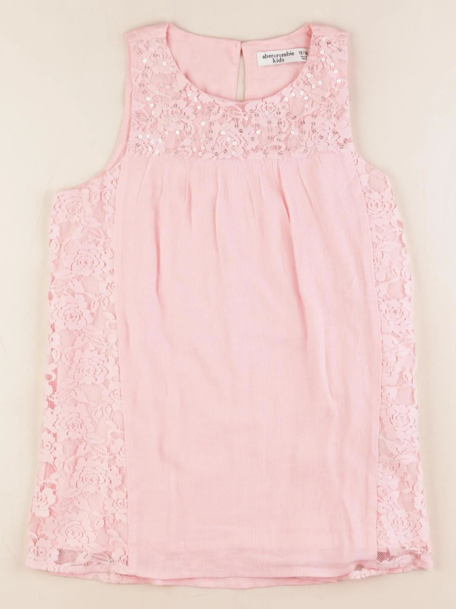 Abercrombie - blouse rose - 13/14 ans