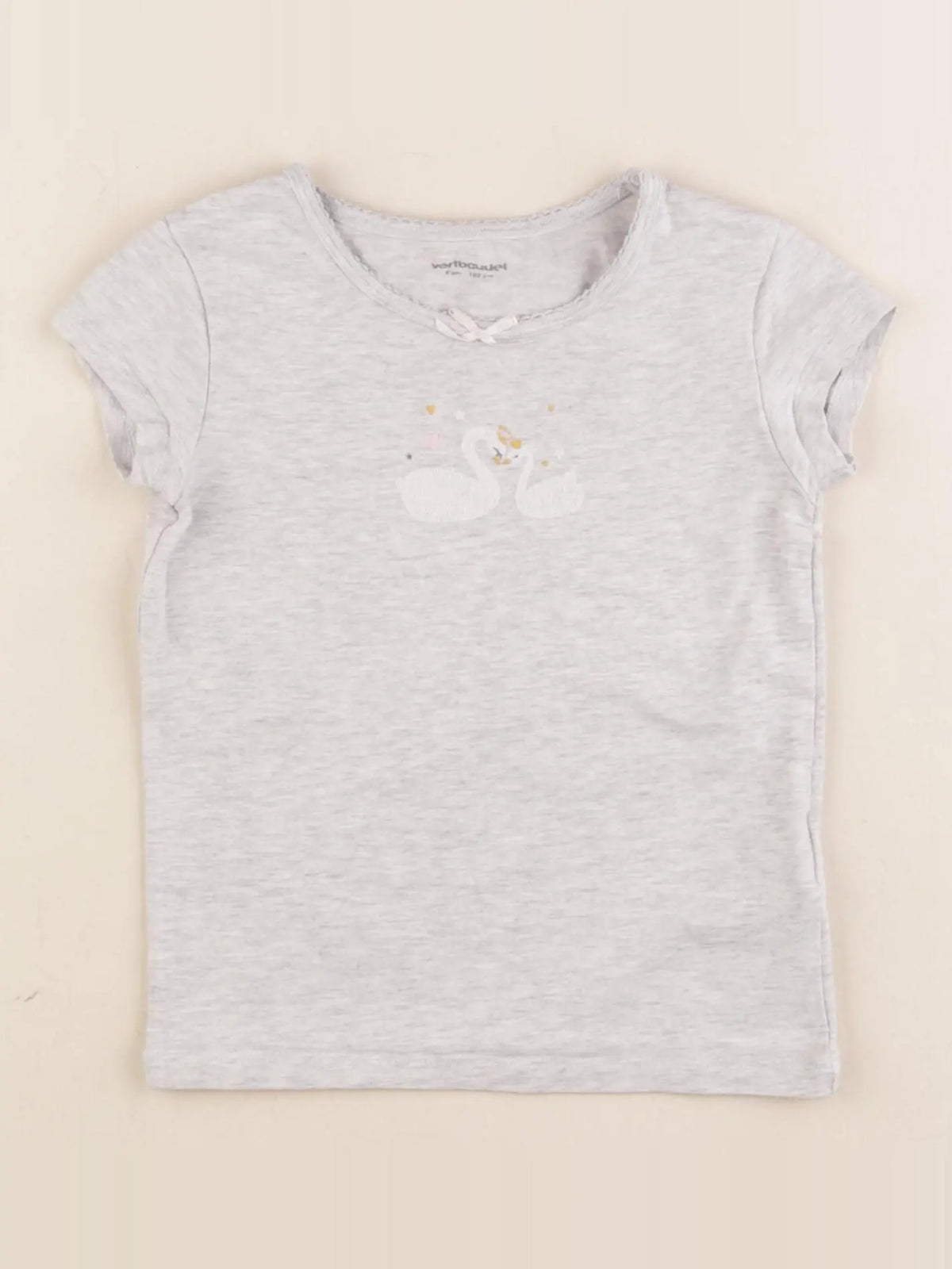 Vertbaudet - maillot de corps gris - 4 ans
