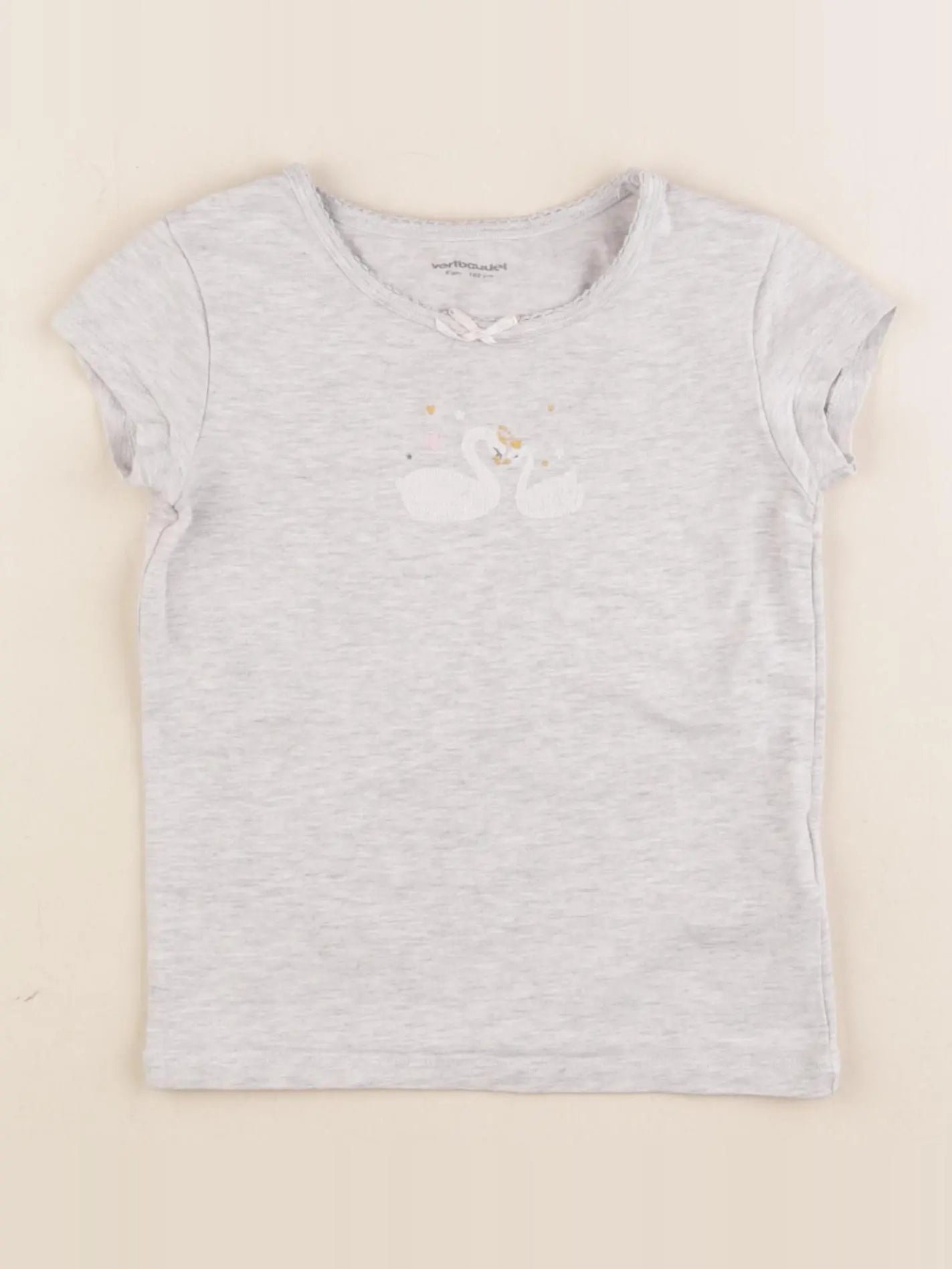 Vertbaudet - maillot de corps gris - 4 ans