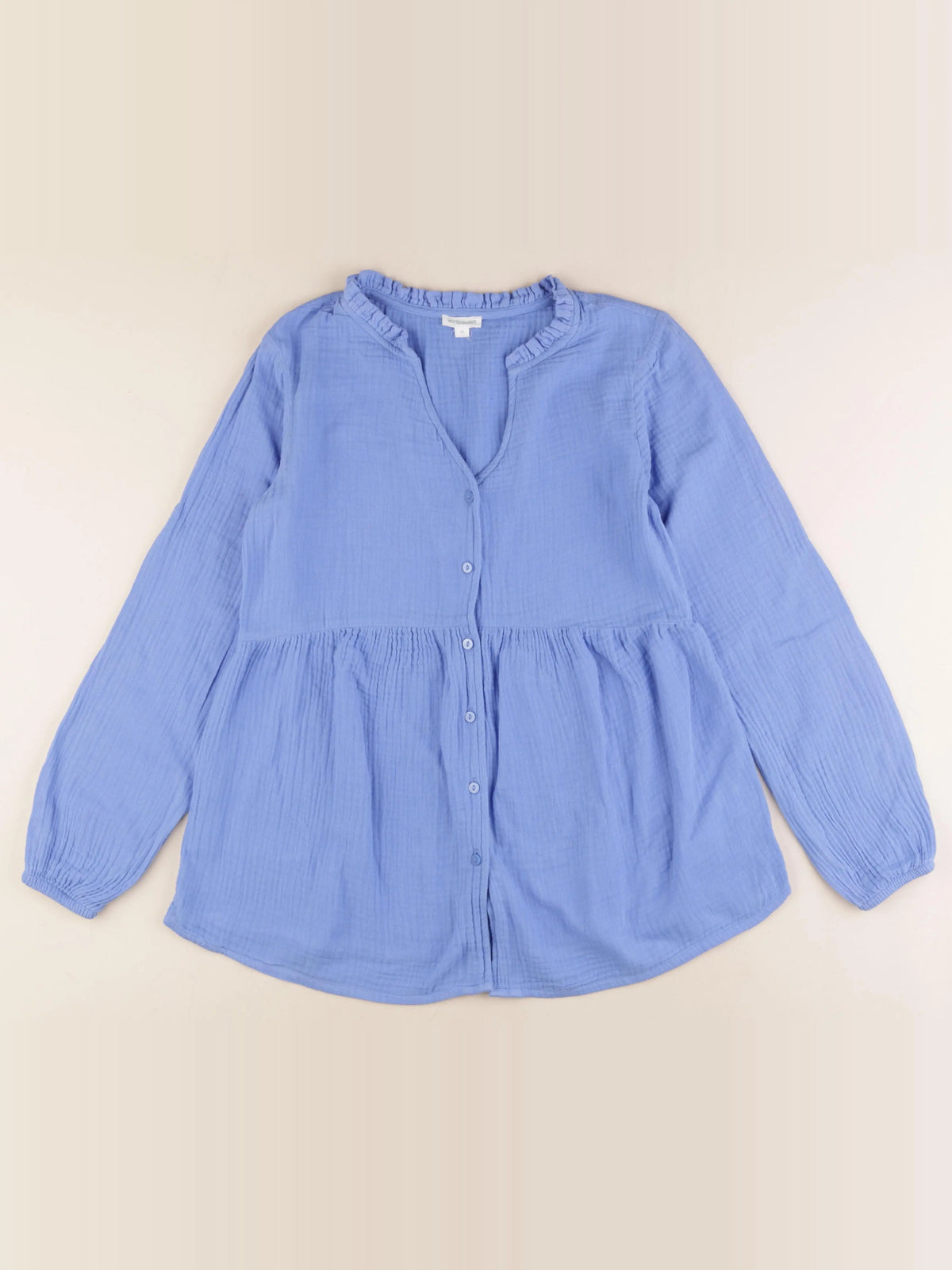 Vertbaudet - blouse grossesse bleu - 34
