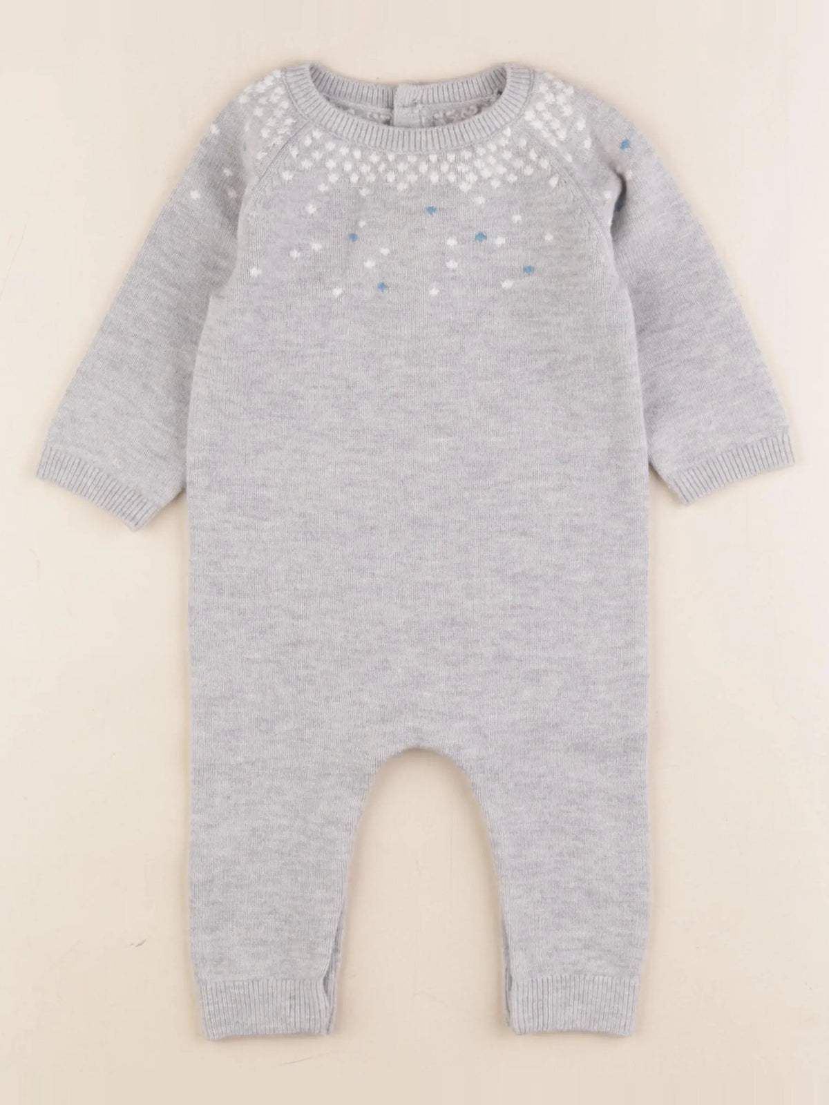 Jacadi - combinaison gris - 6 mois