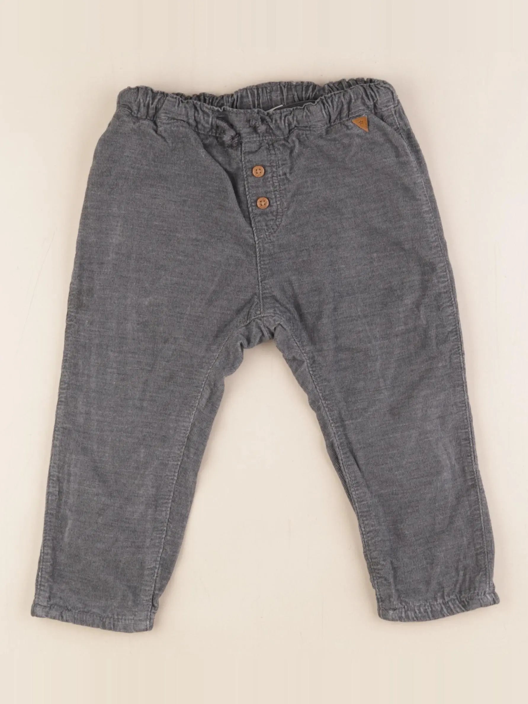 H&M - sarouel gris - 18/24 mois
