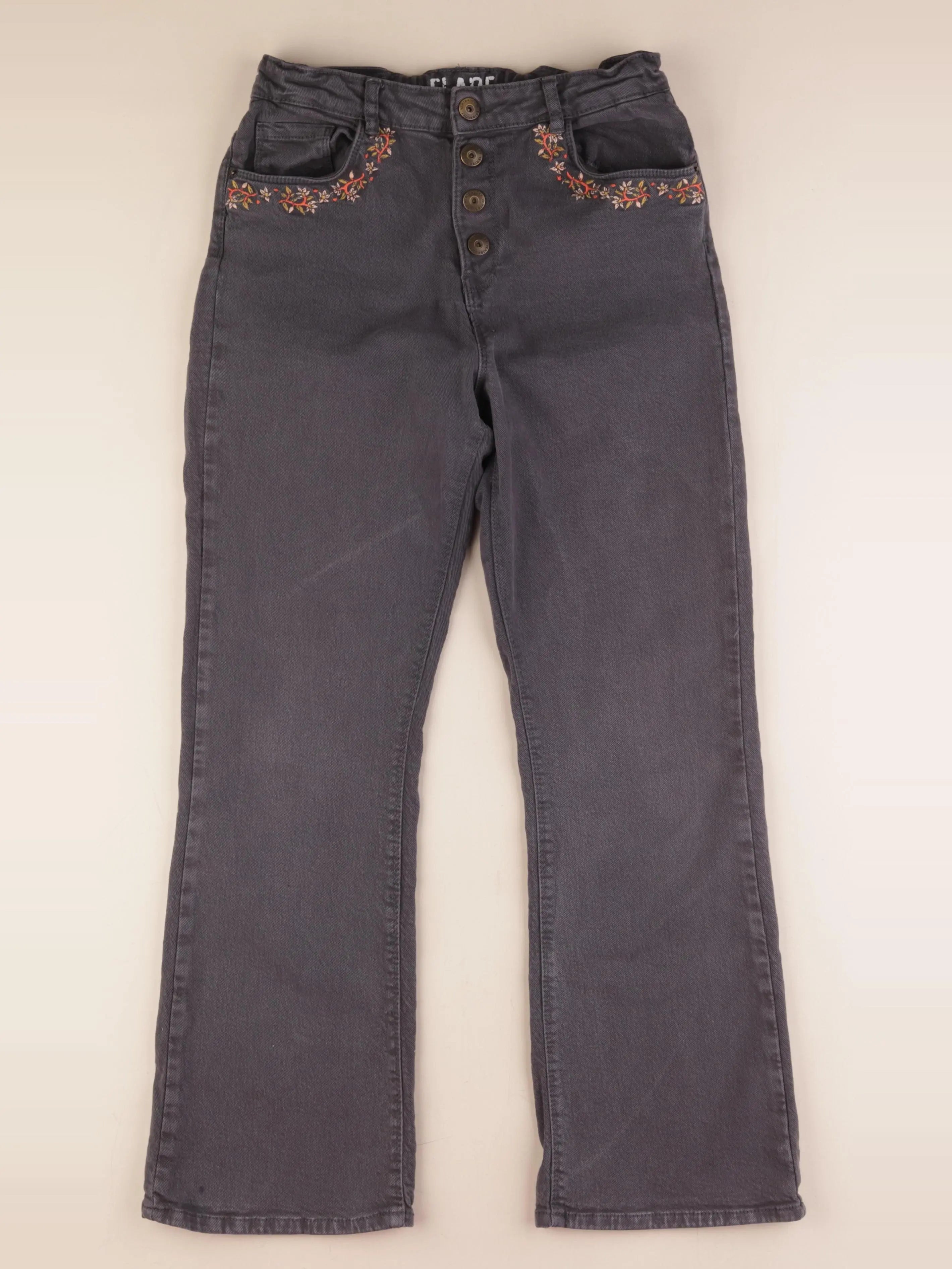 Vertbaudet - jean gris - 14 ans