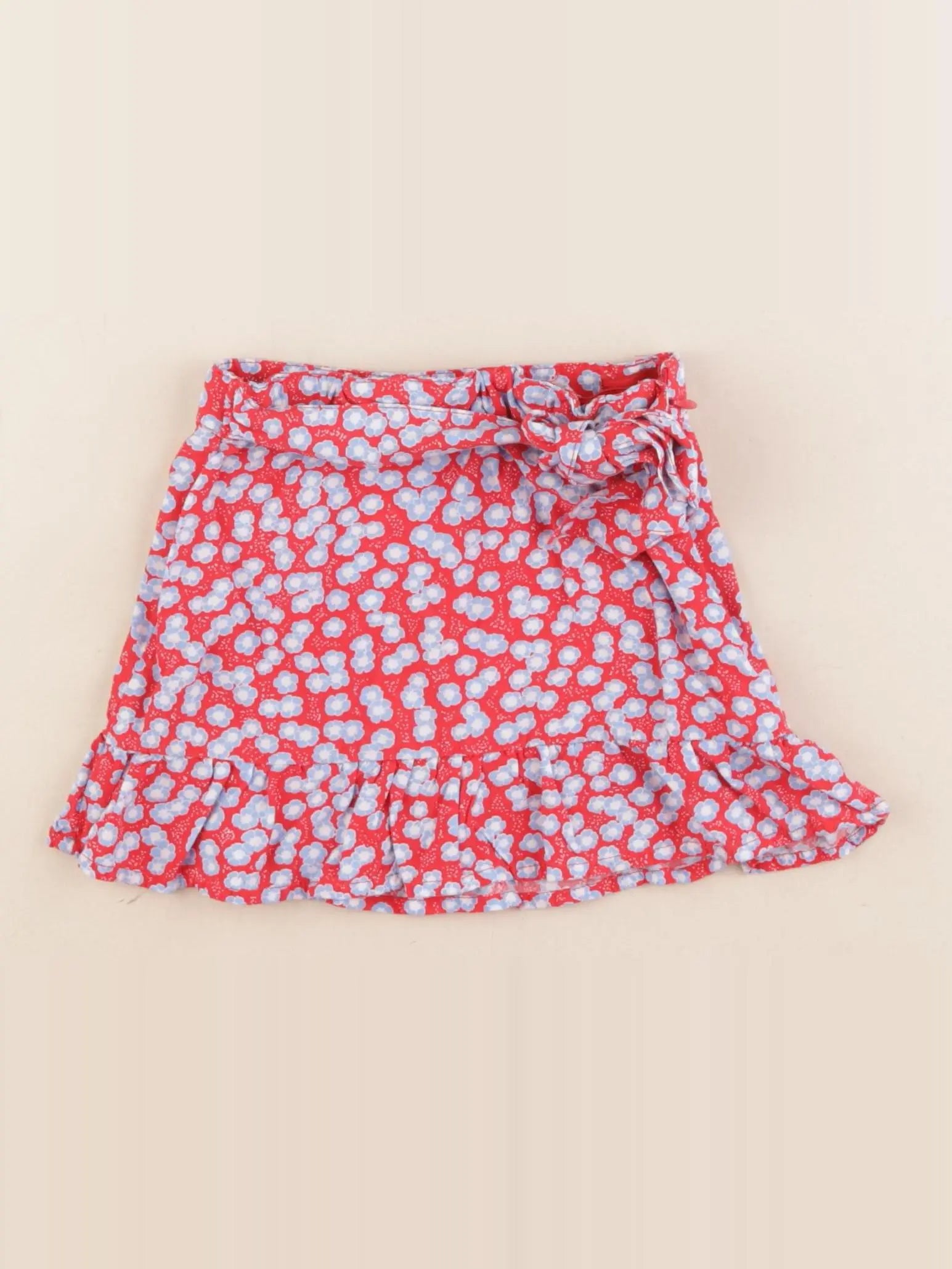 Vertbaudet - jupe bleu, rouge - 3 ans