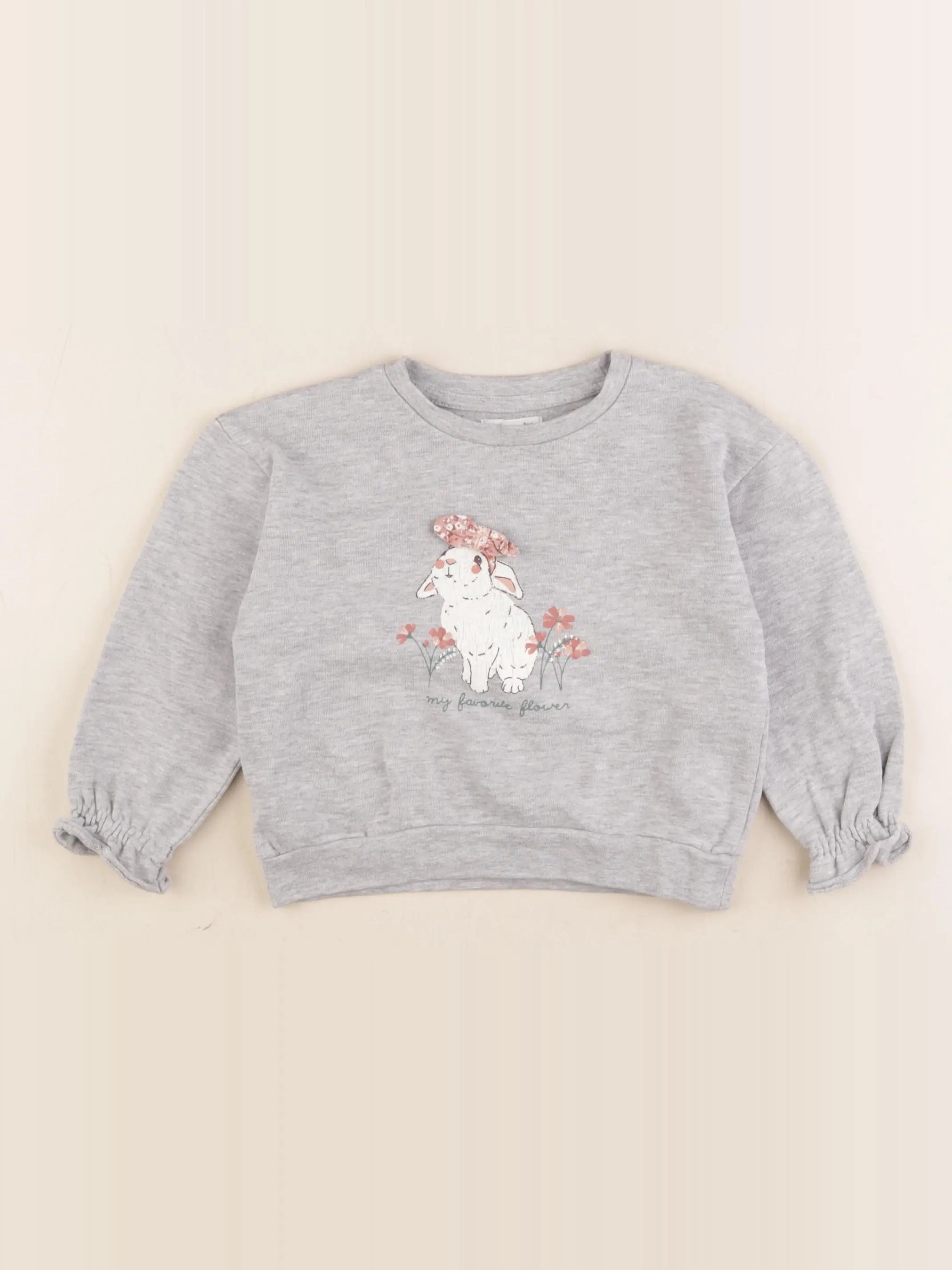 Vertbaudet - sweat gris - 3 ans