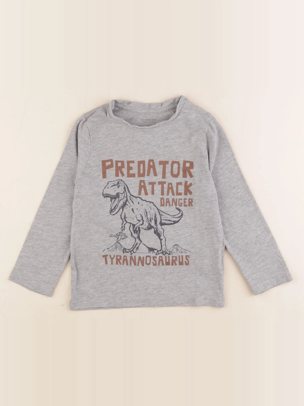 Vertbaudet - tee-shirt gris - 5 ans