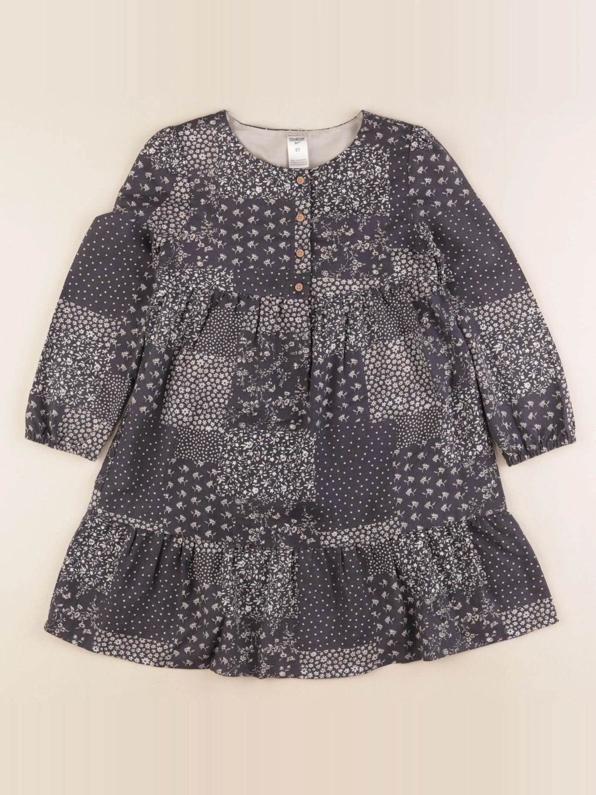 Oshkosh - robe gris - 5 ans