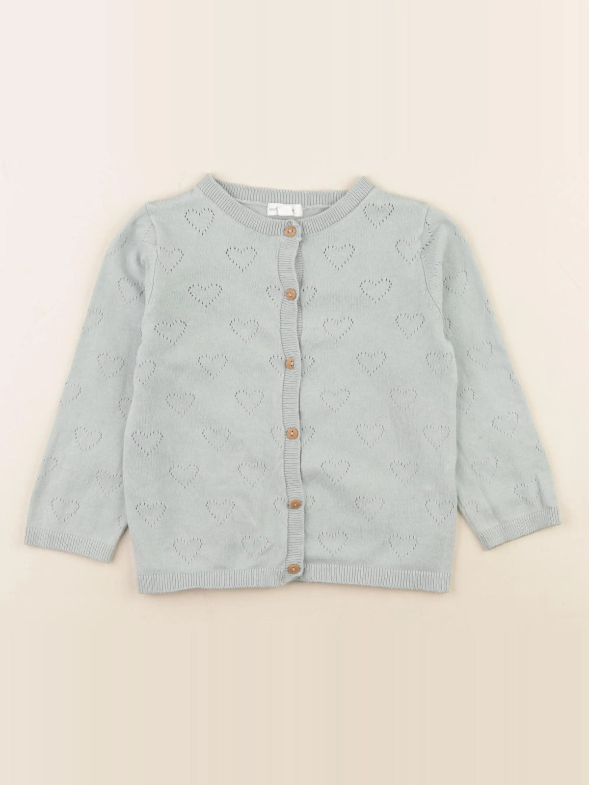 Vertbaudet - gilet vert - 24 mois