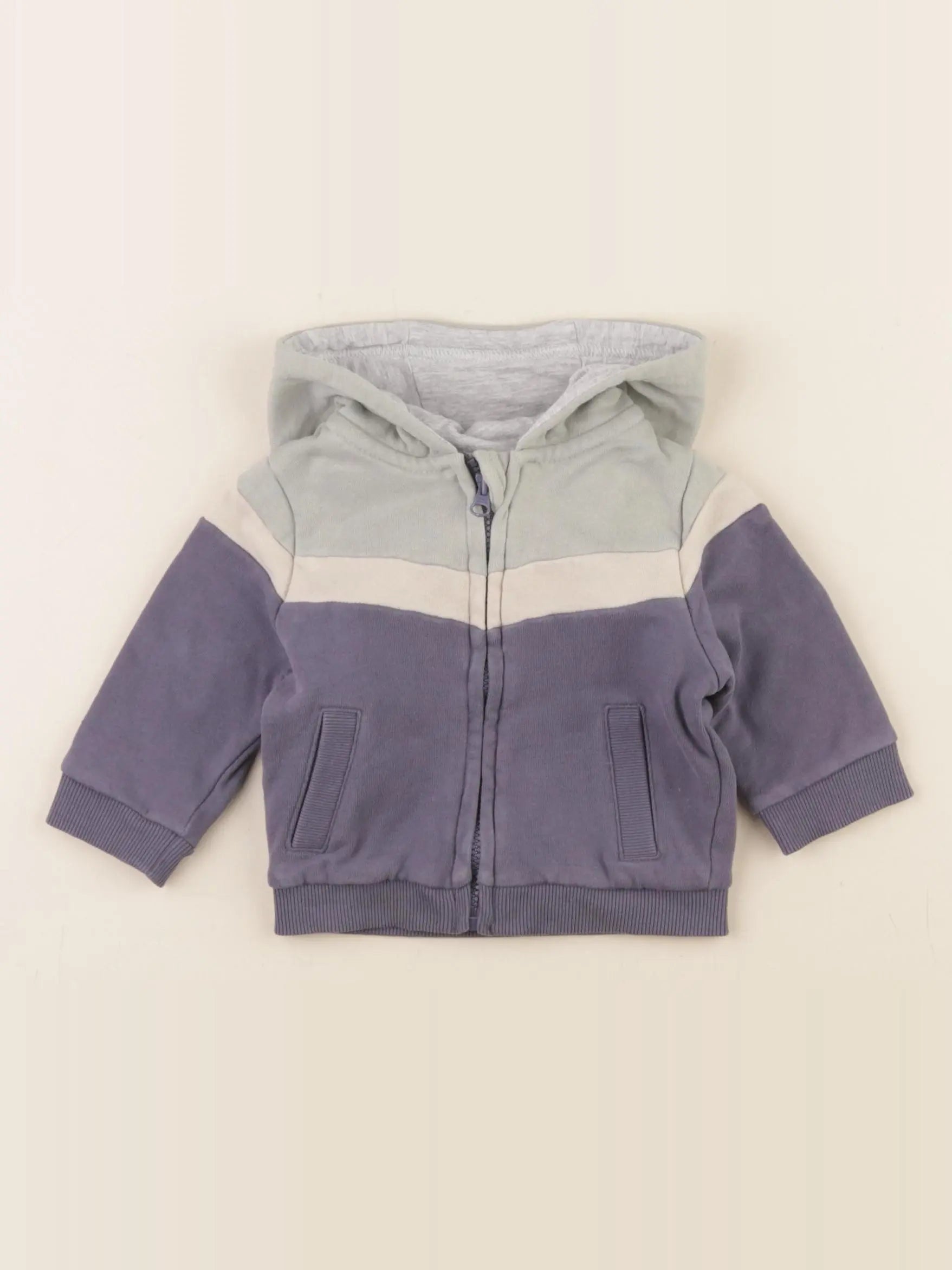 Vertbaudet - sweat multicolore - 3 mois