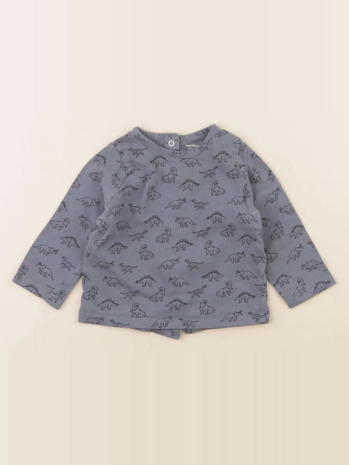 Vertbaudet - tee-shirt bleu - 9 mois