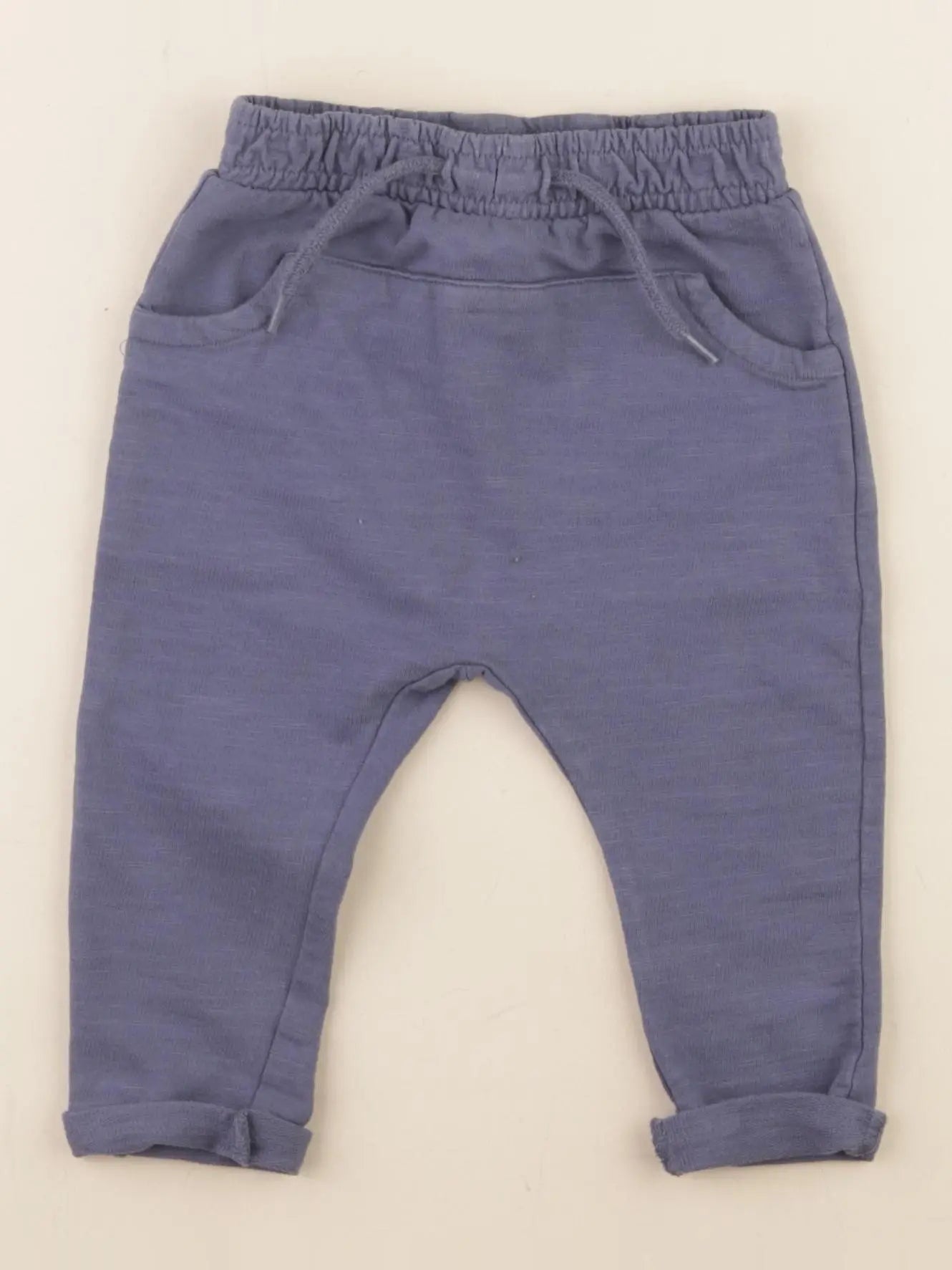 Vertbaudet - sarouel bleu - 6 mois
