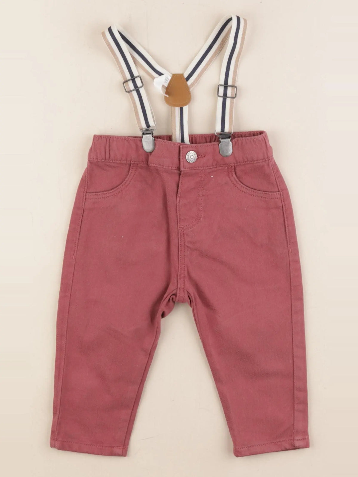 Tape à l'oeil - pantalon rouge - 9 mois