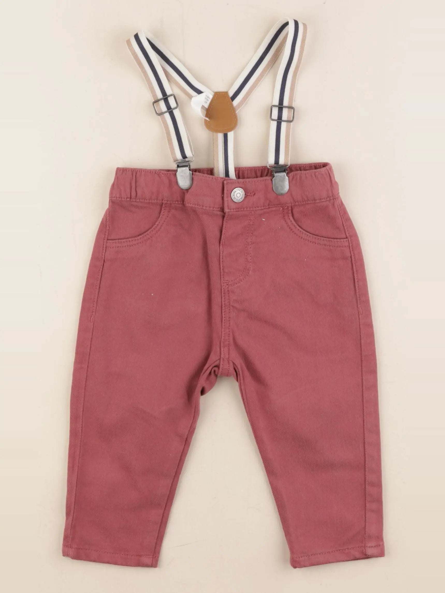 Tape à l'oeil - pantalon rouge - 9 mois