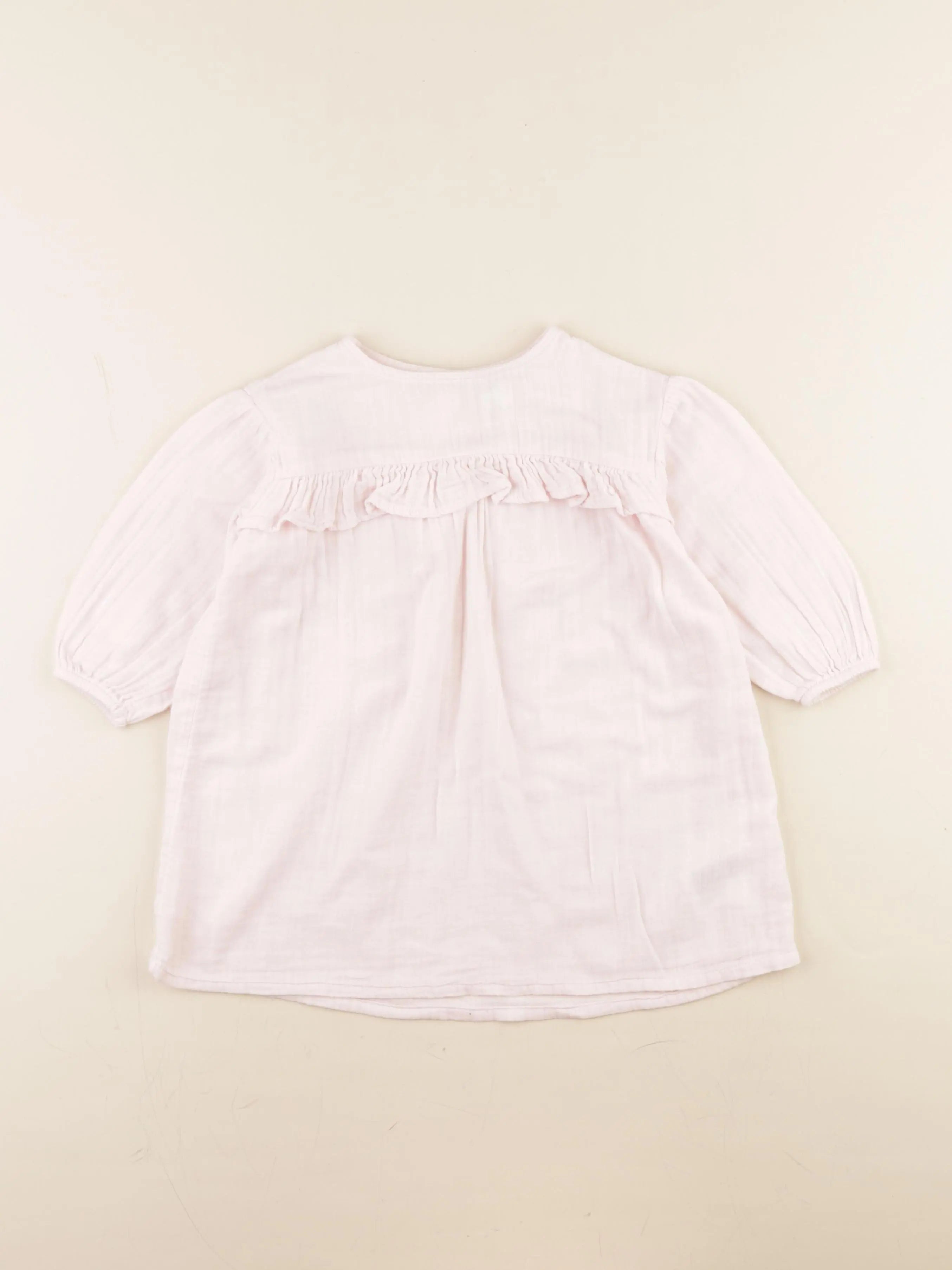 H&M - robe rose - 12/18 mois