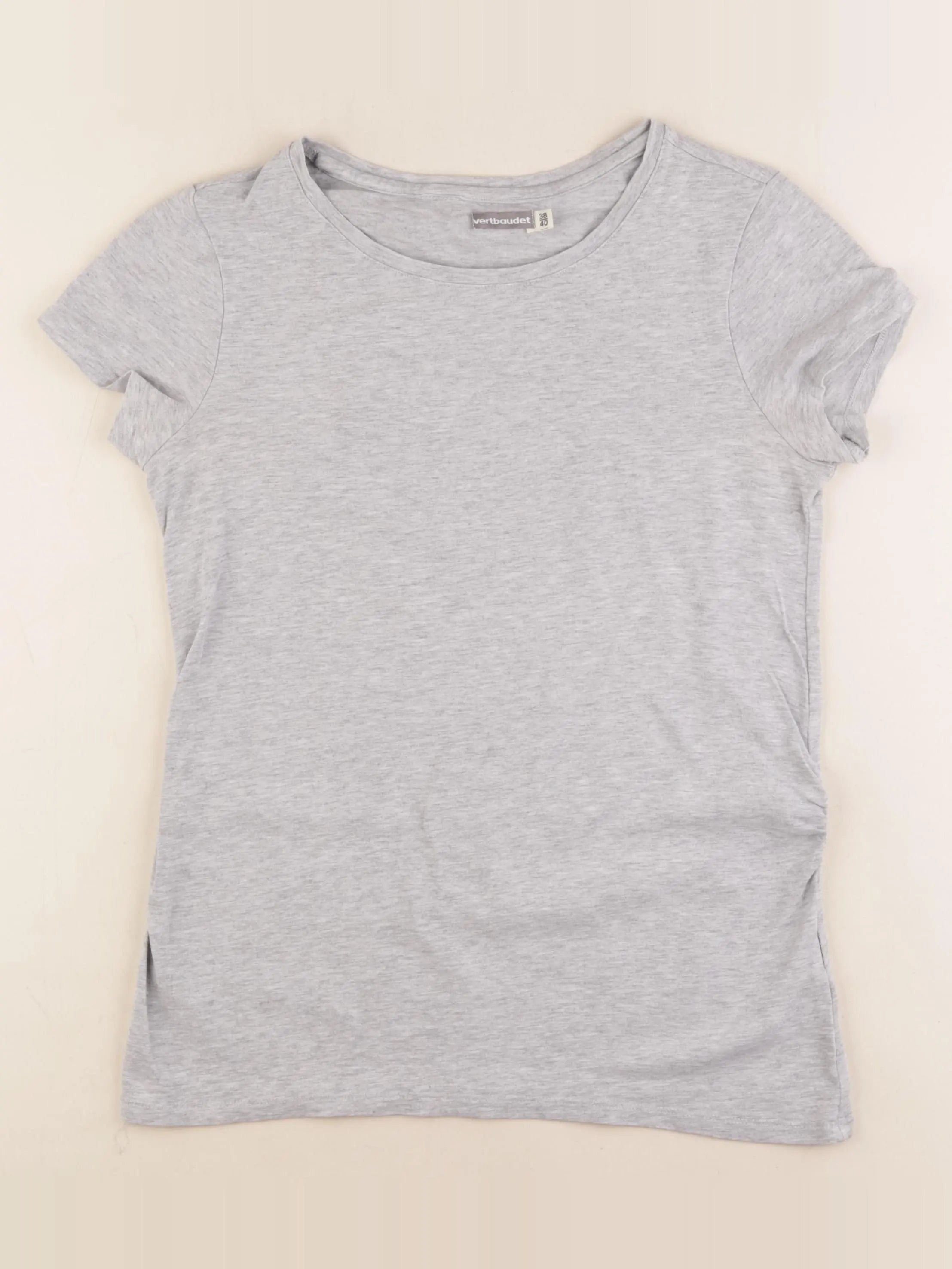 Vertbaudet - tee-shirt grossesse gris - 38 à 40