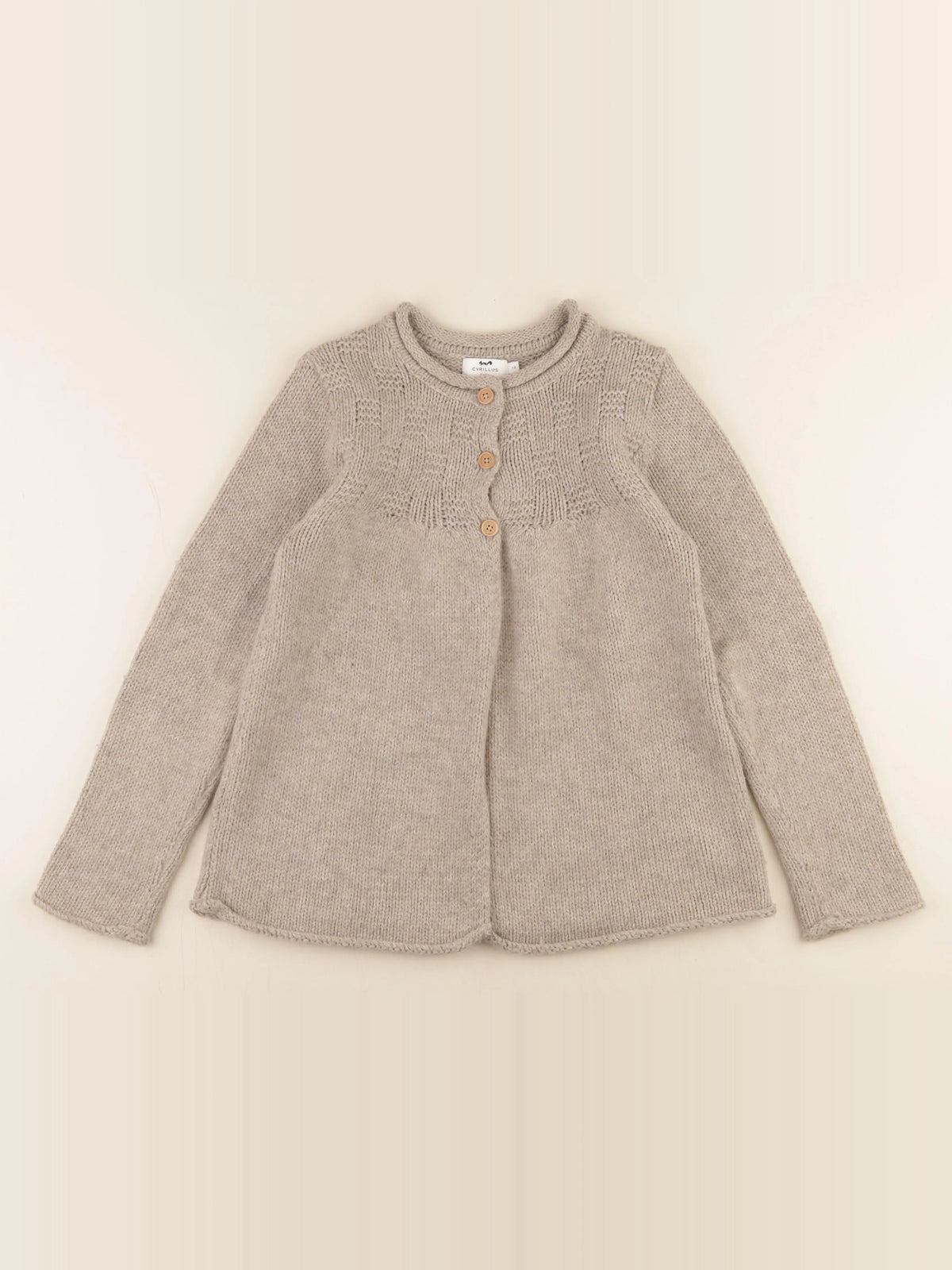 Cyrillus - gilet marron - 12 ans