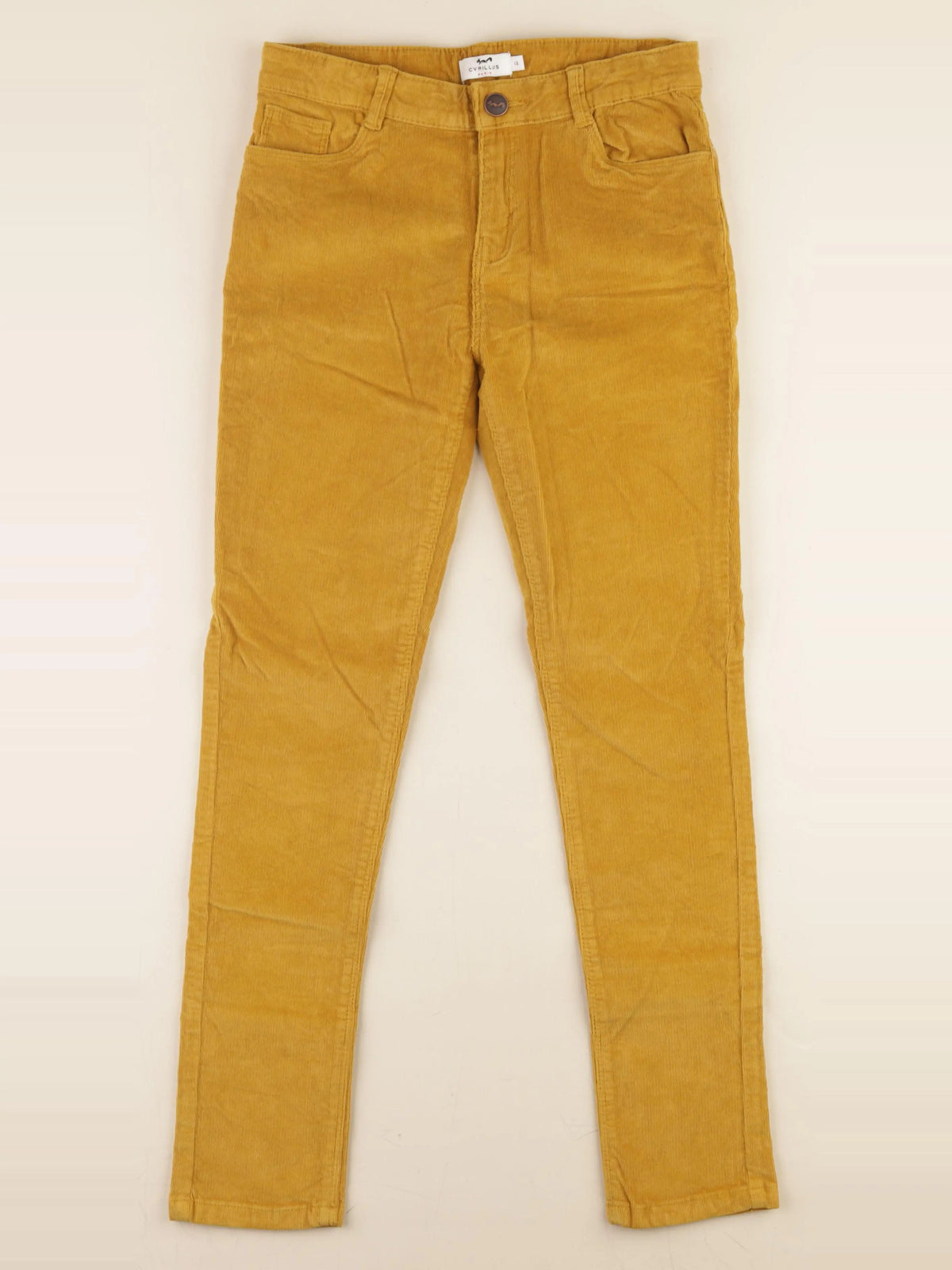 Cyrillus - pantalon jaune - 12 ans