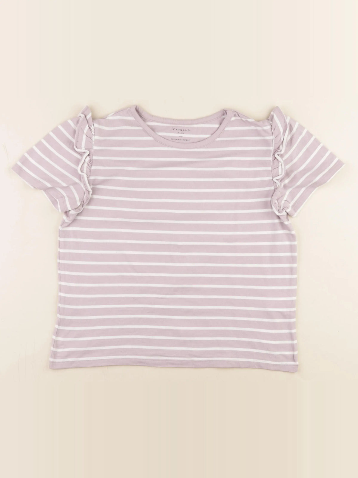 Cyrillus - tee-shirt violet - 14 ans