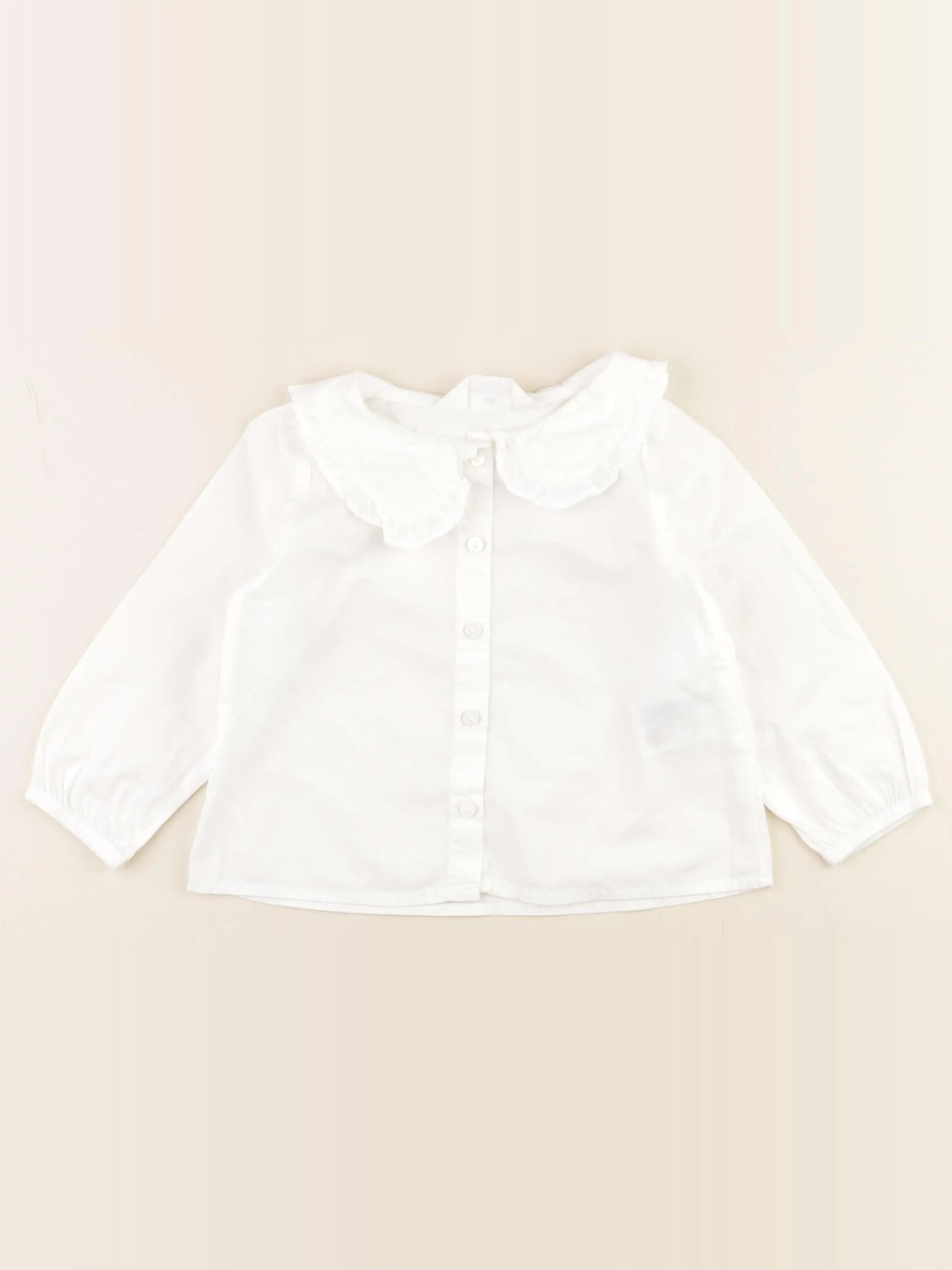 H&M - blouse blanc - 18/24 mois