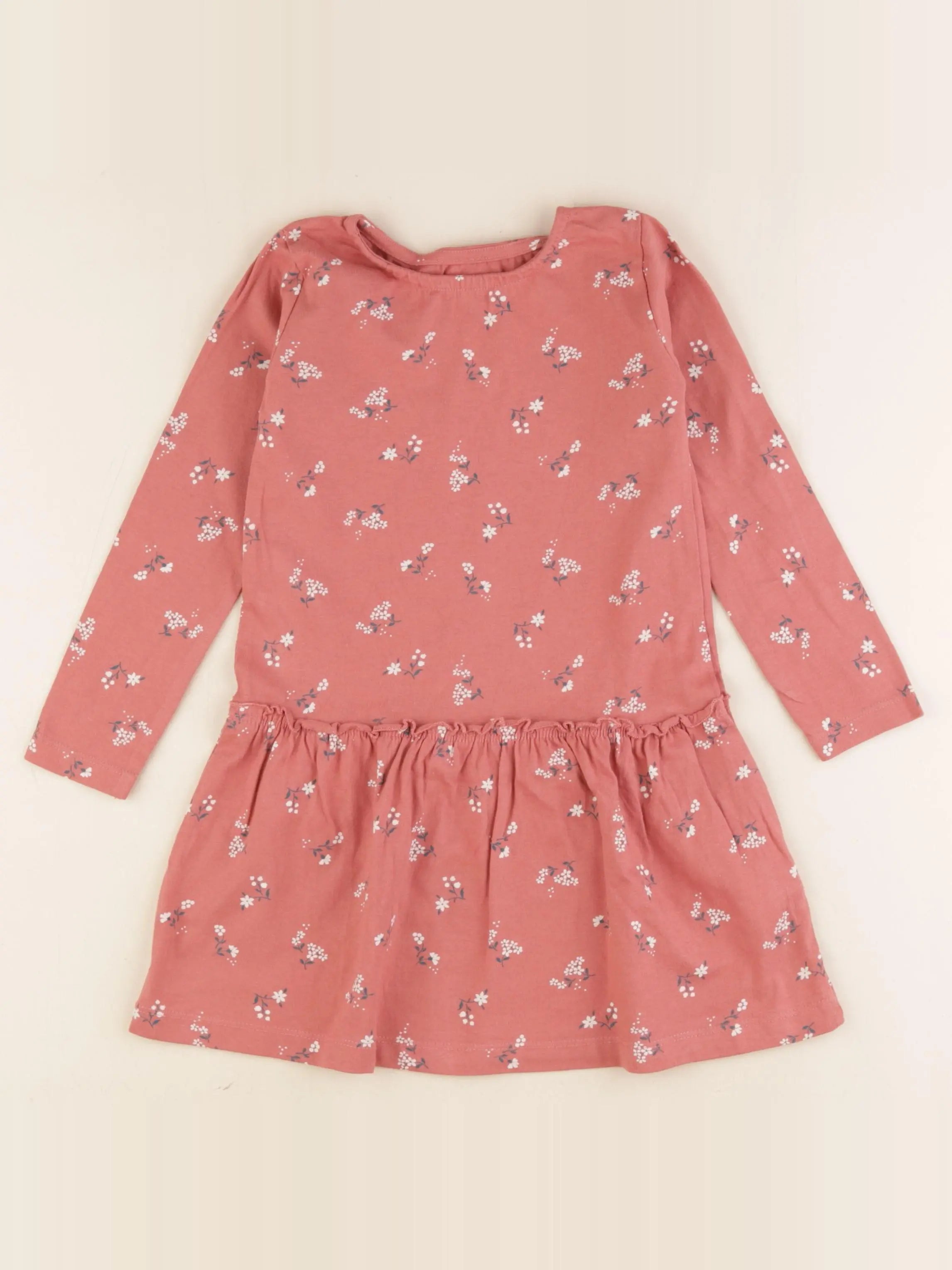 Vertbaudet - robe rose - 4 ans