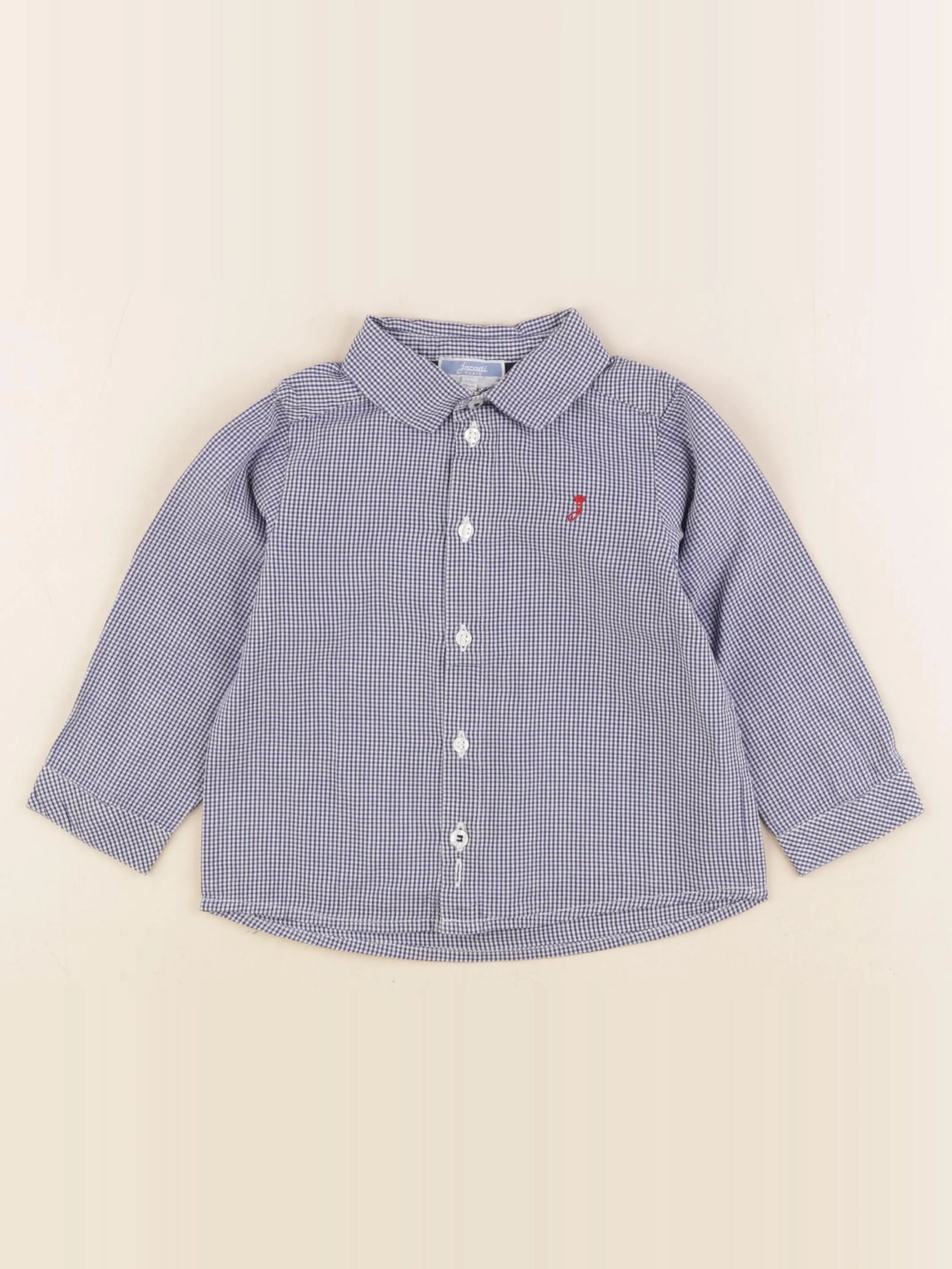 Jacadi - chemise bleu - 24 mois