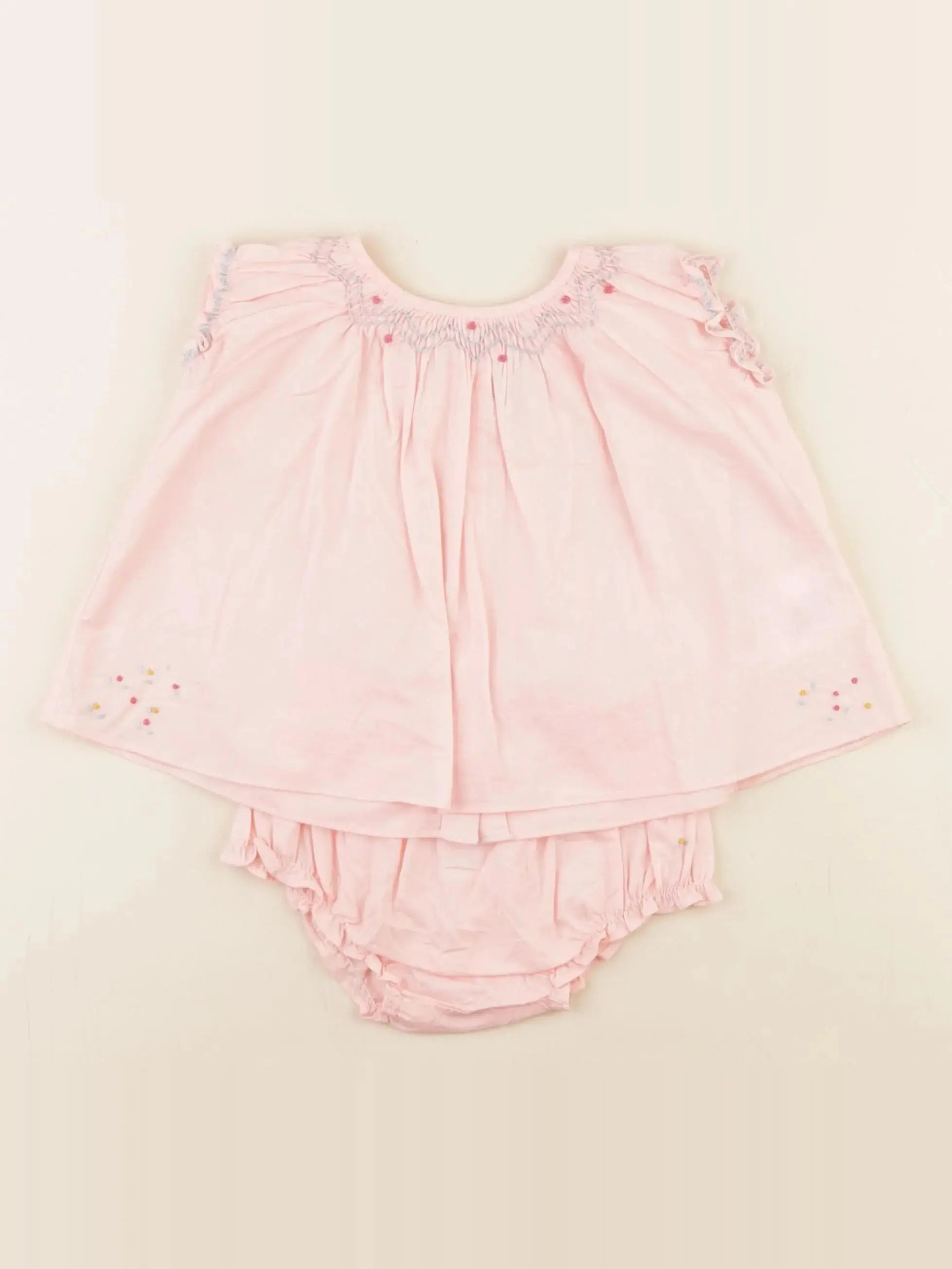 Cyrillus - ensemble orange - 6 mois