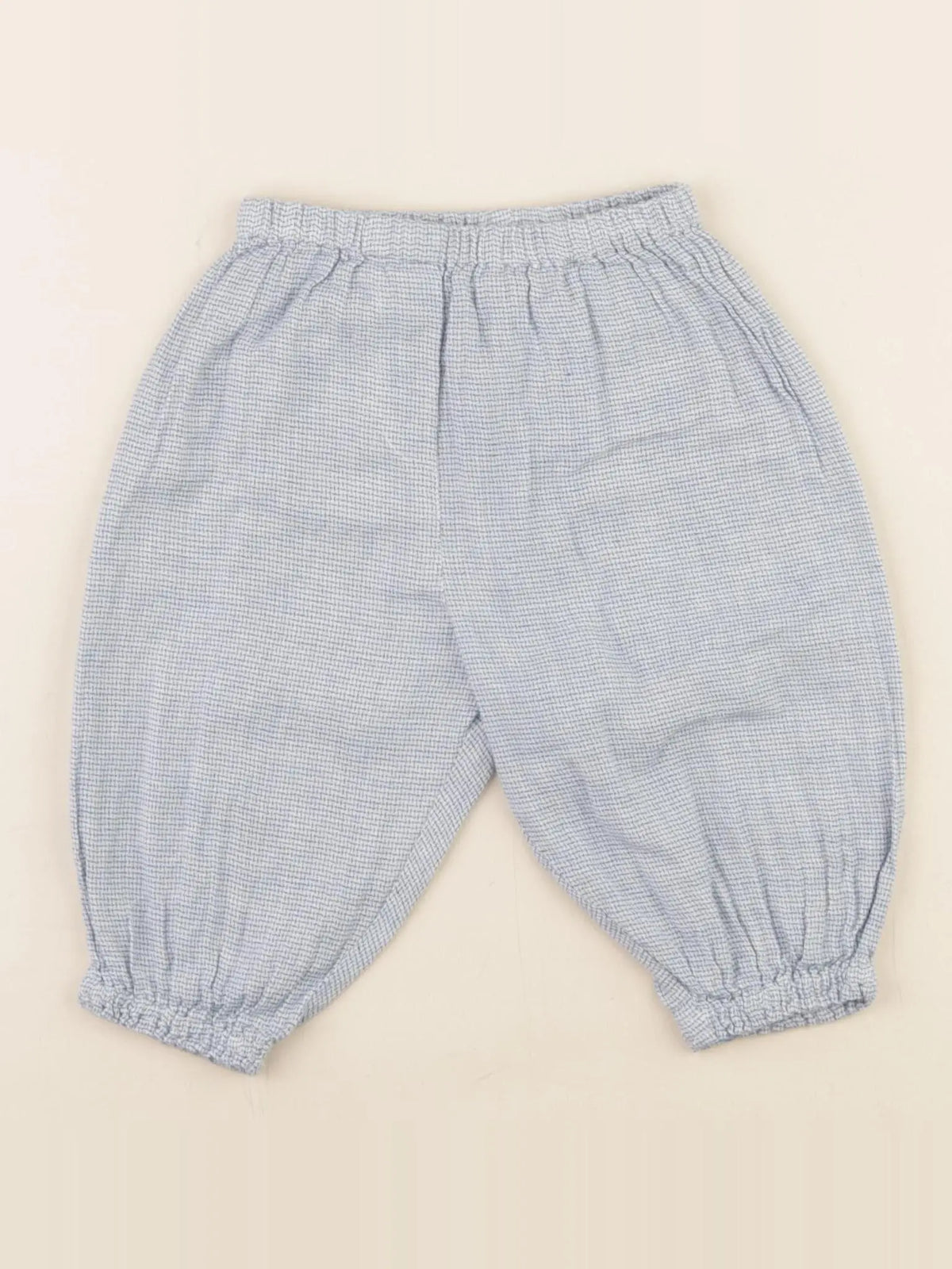 Bonton - pantalon bleu - 6 mois