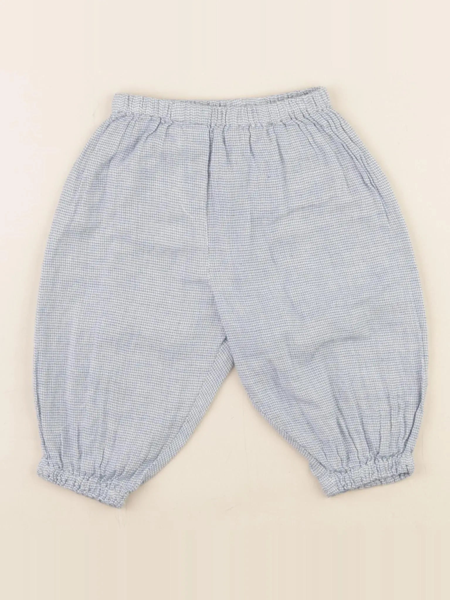 Bonton - pantalon bleu - 6 mois