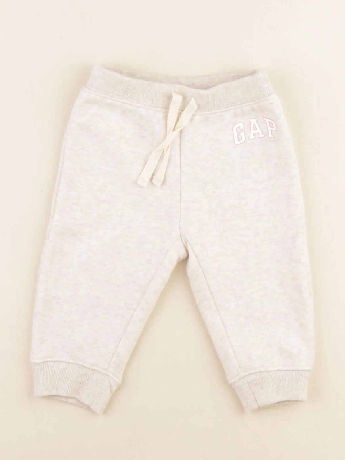 GAP - jogging doublé beige - 6/12 mois