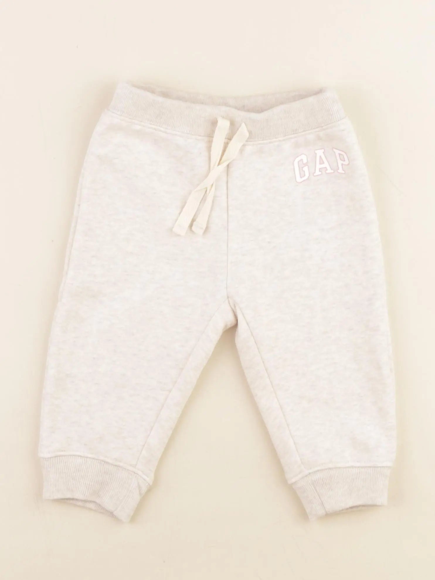 GAP - jogging doublé beige - 6/12 mois