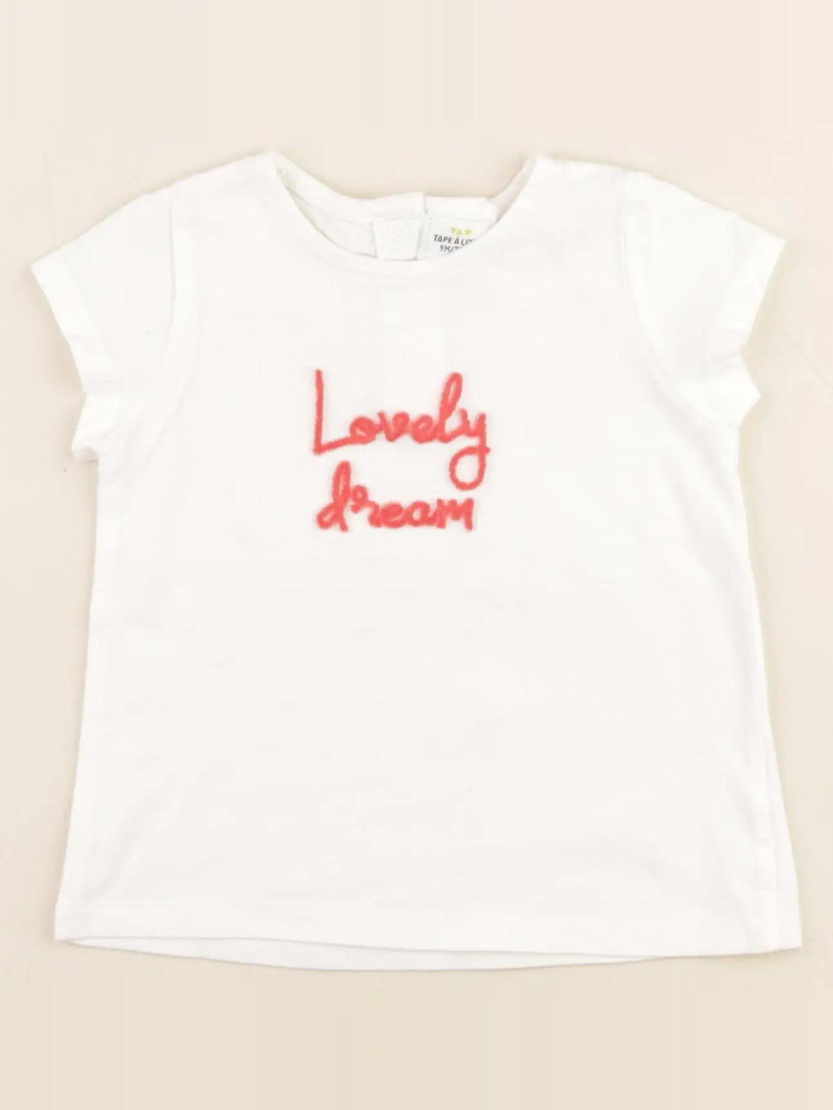 Tape à l'oeil - tee-shirt blanc - 9 mois