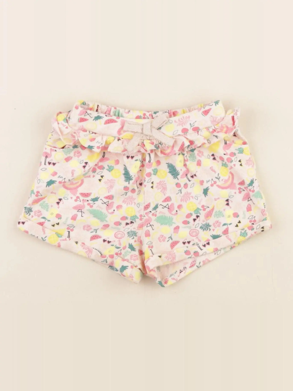 Tape à l'oeil - short rose - 9 mois
