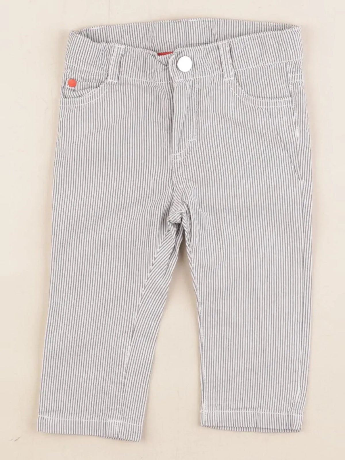Jacadi - pantalon gris - 12 mois