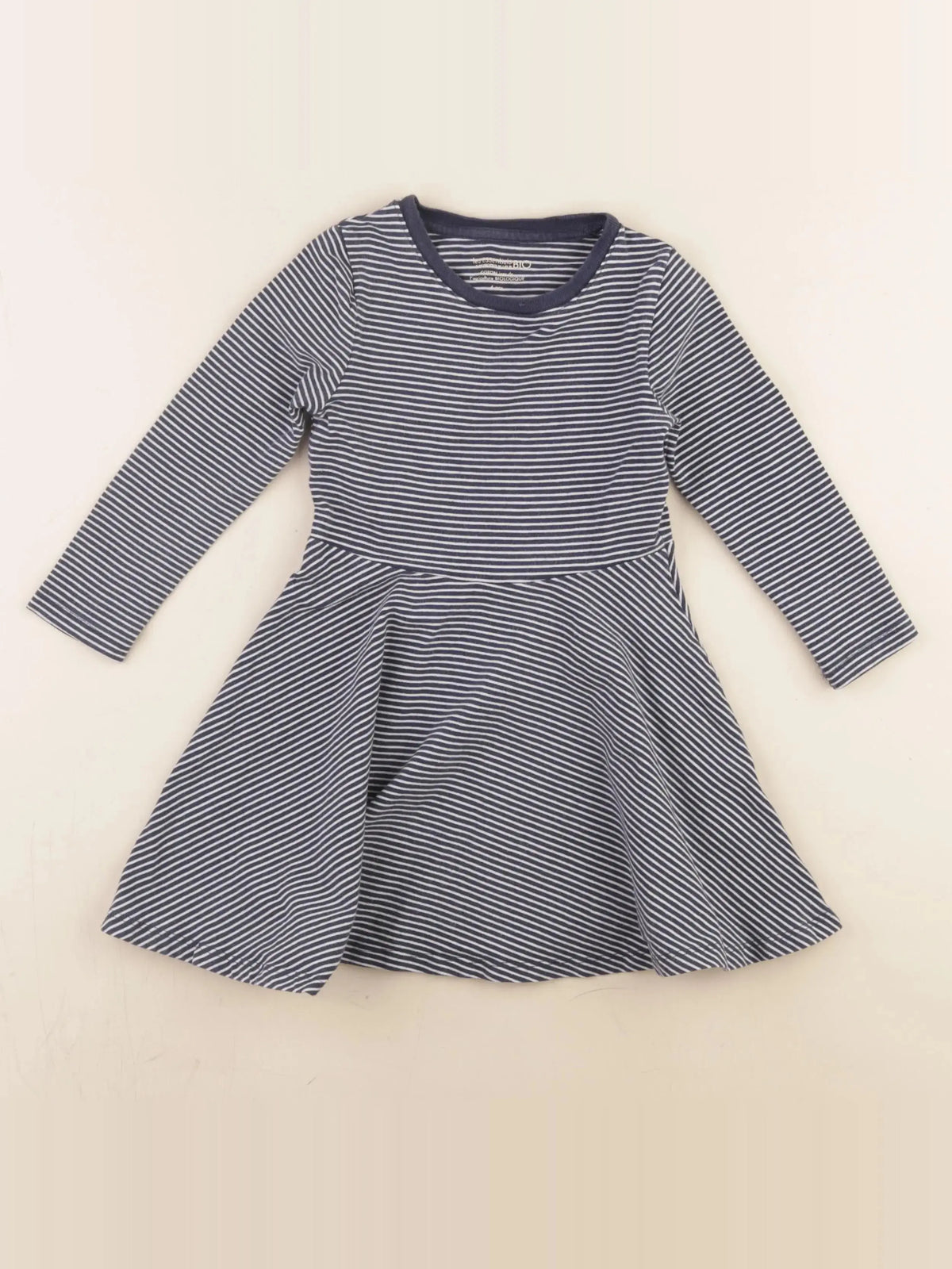 Monoprix - robe bleu - 4 ans