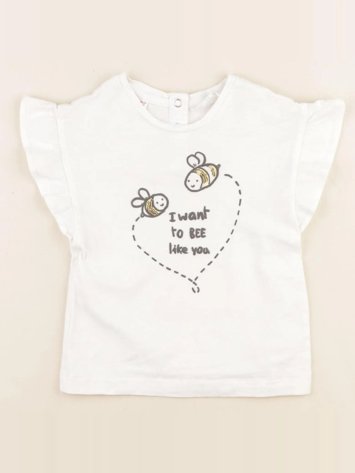 Mango - tee-shirt blanc - 12/18 mois