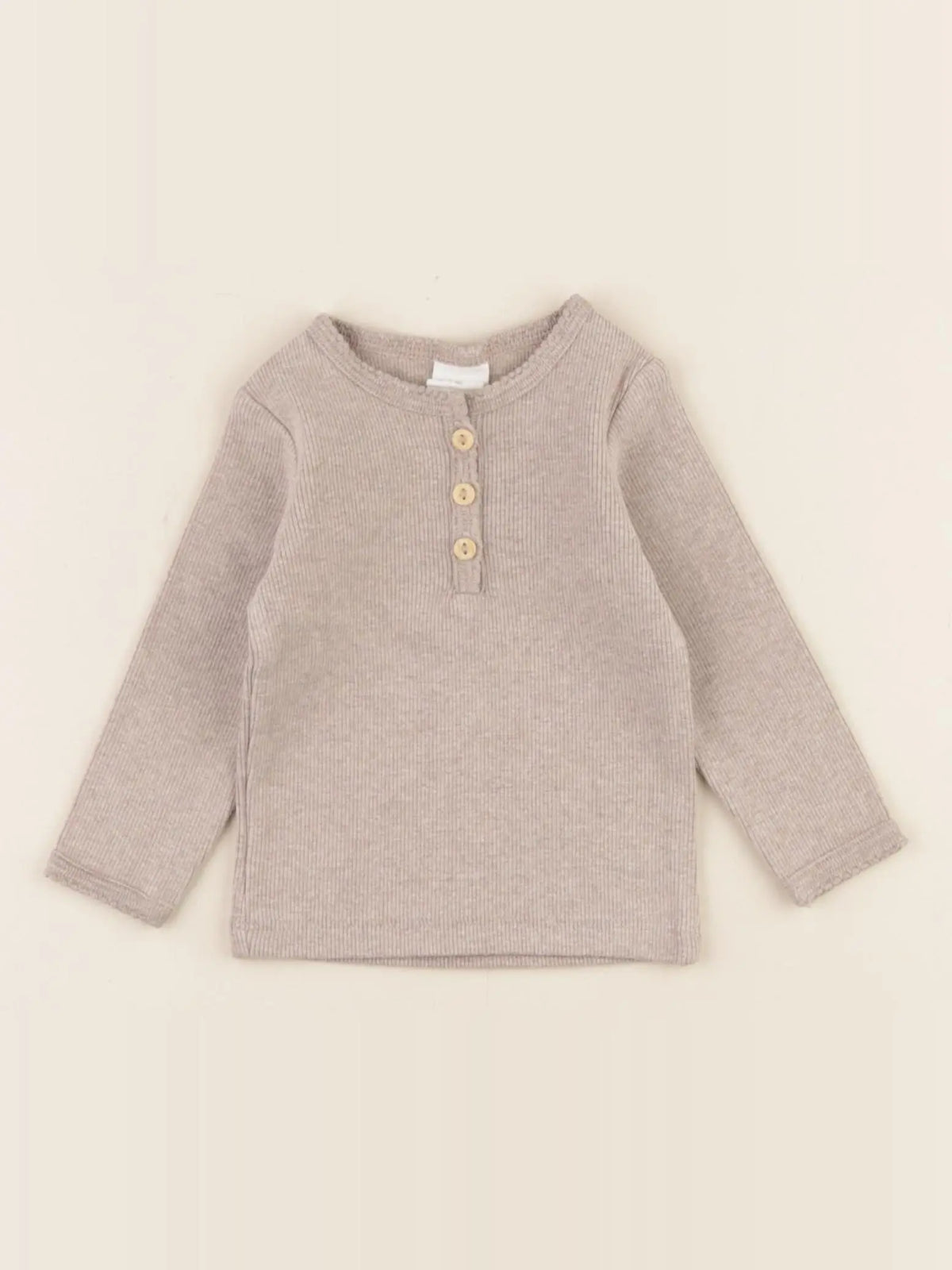 H&M - tee-shirt marron - 3 mois