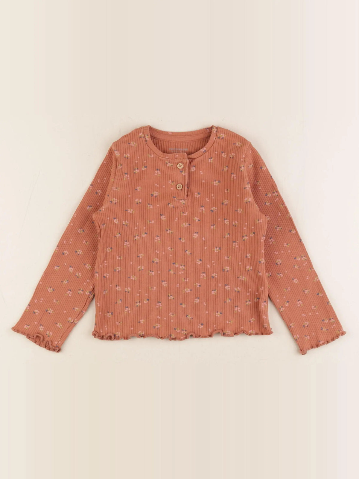 Vertbaudet - tee-shirt marron - 36 mois