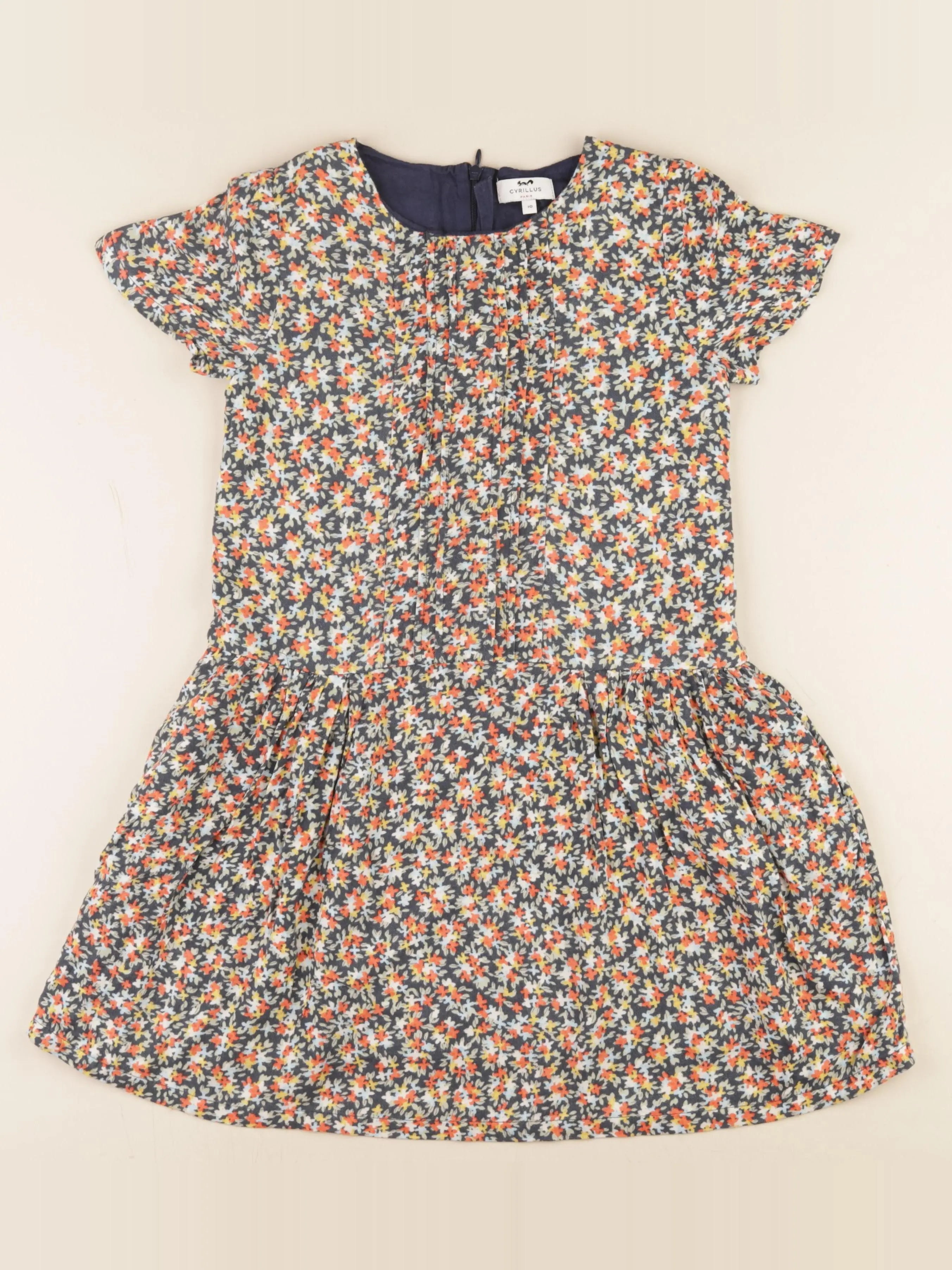 Cyrillus - robe multicolore - 10 ans