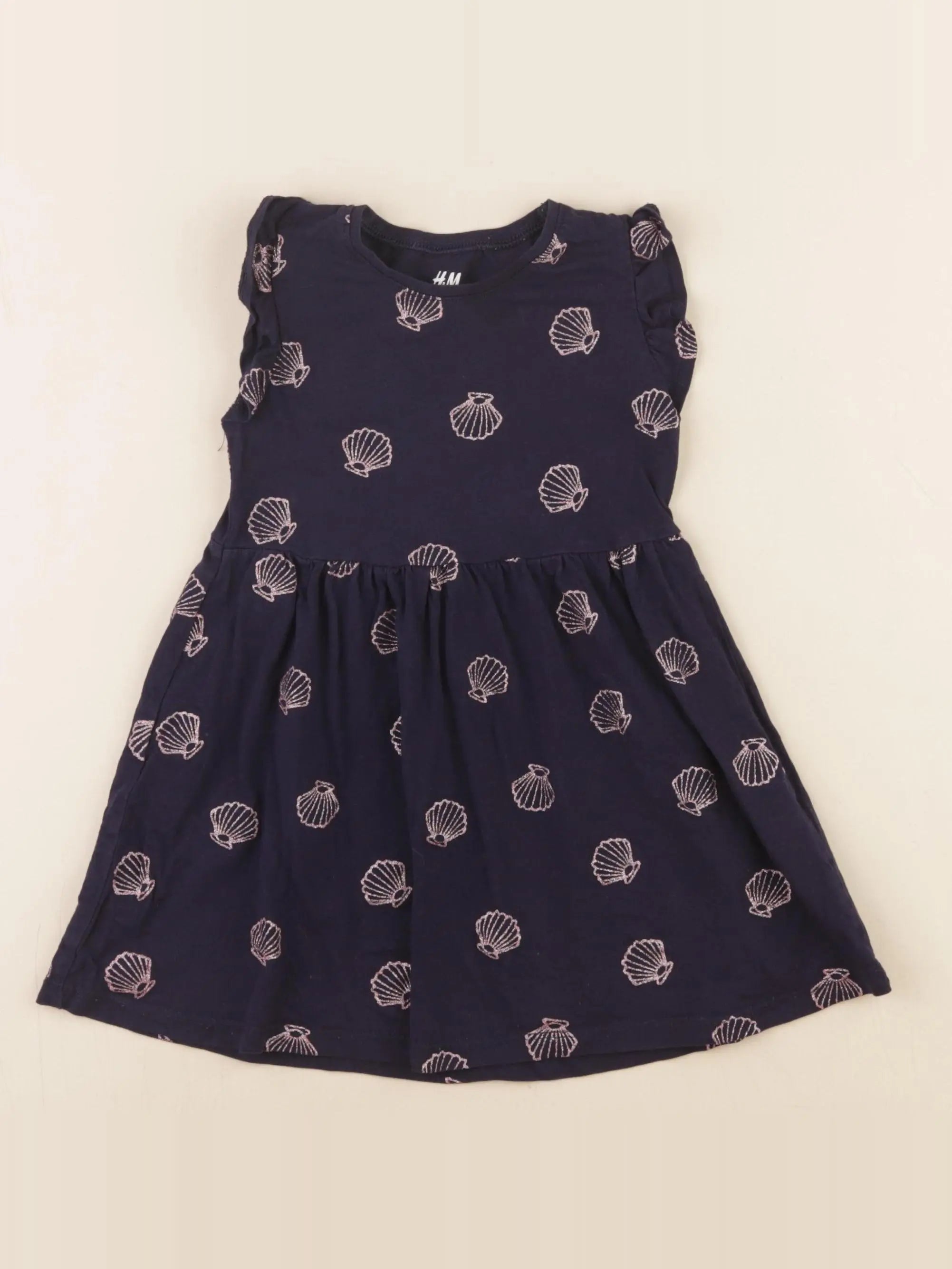 H&M - robe bleu, rose - 18/24 mois