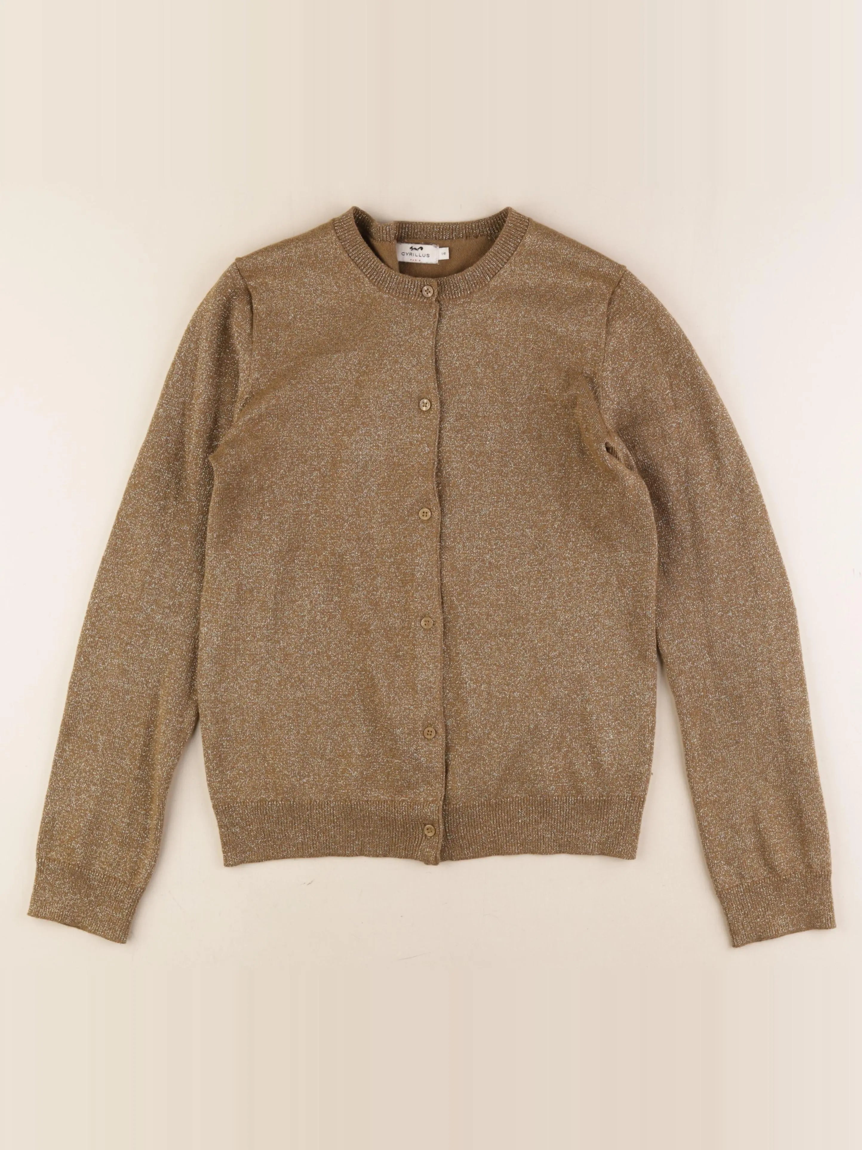Cyrillus - gilet or - 16 ans