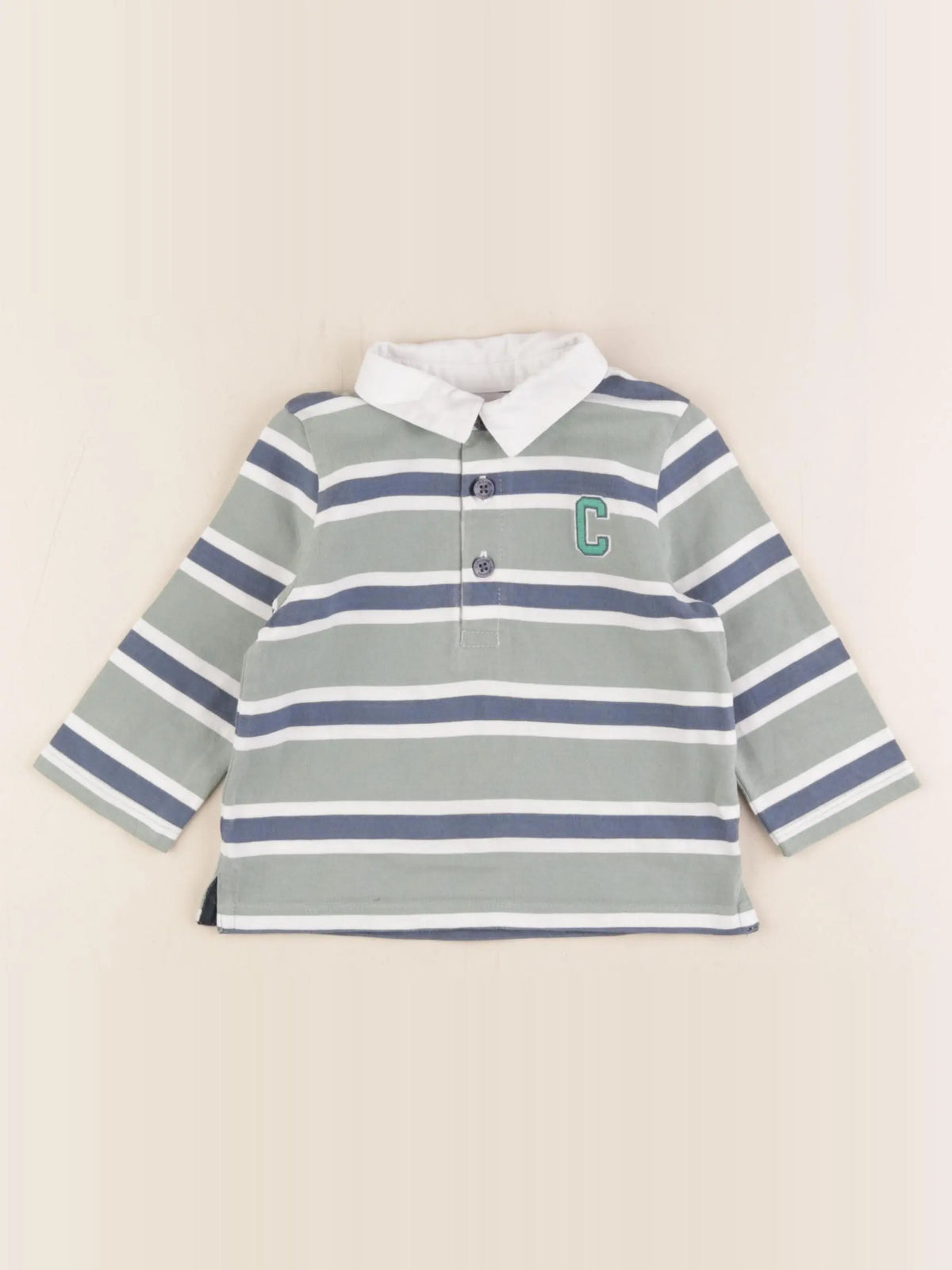 Cyrillus - polo multicolore - 12 mois