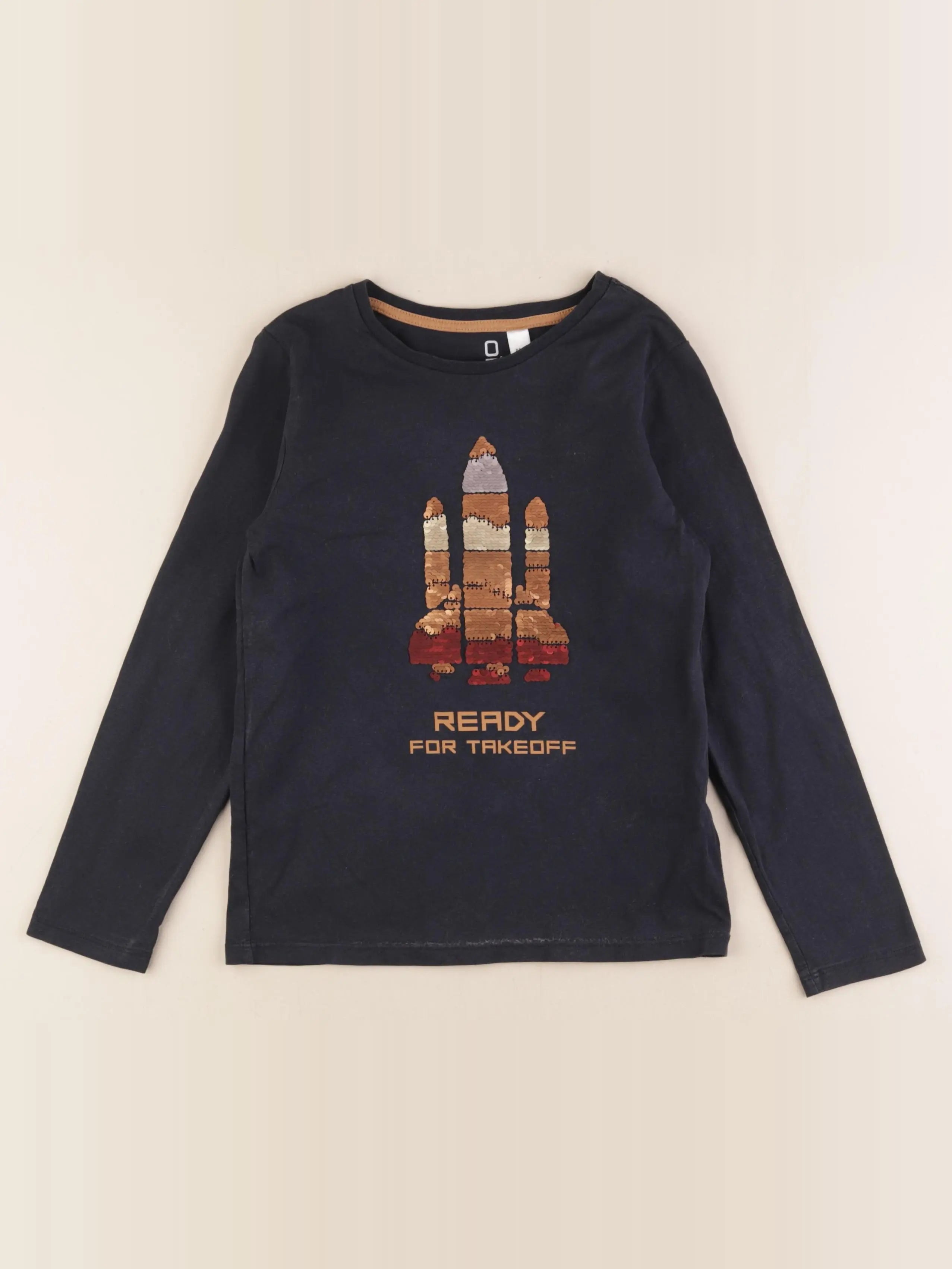 Okaidi - tee-shirt bleu - 8 ans