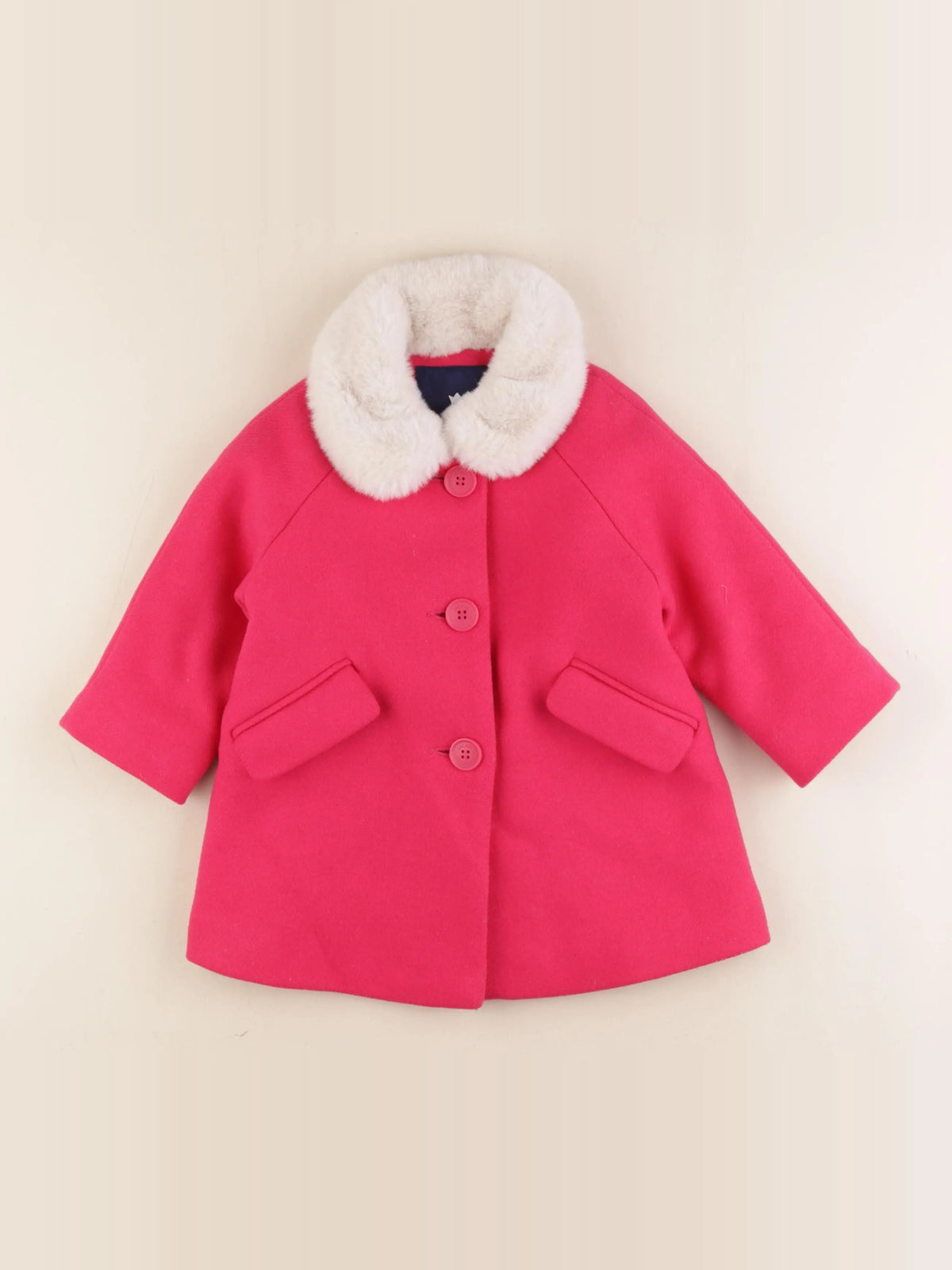 Jacadi - manteau rose - 18 mois