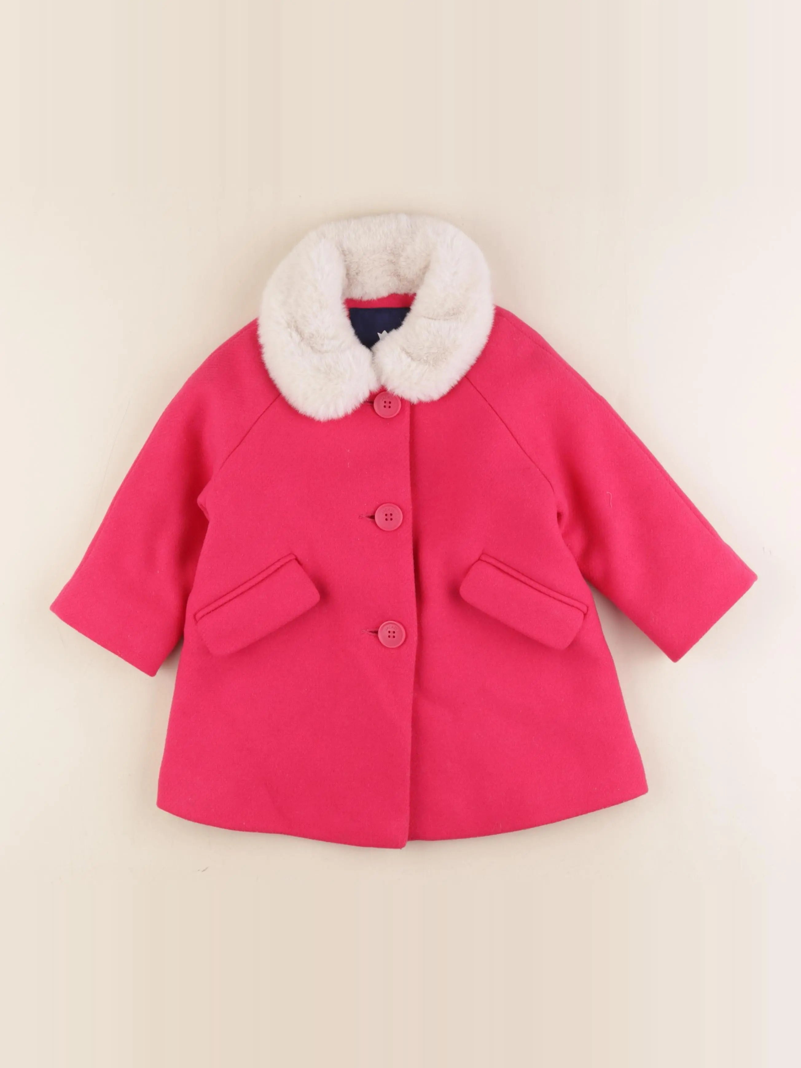 Jacadi - manteau rose - 18 mois